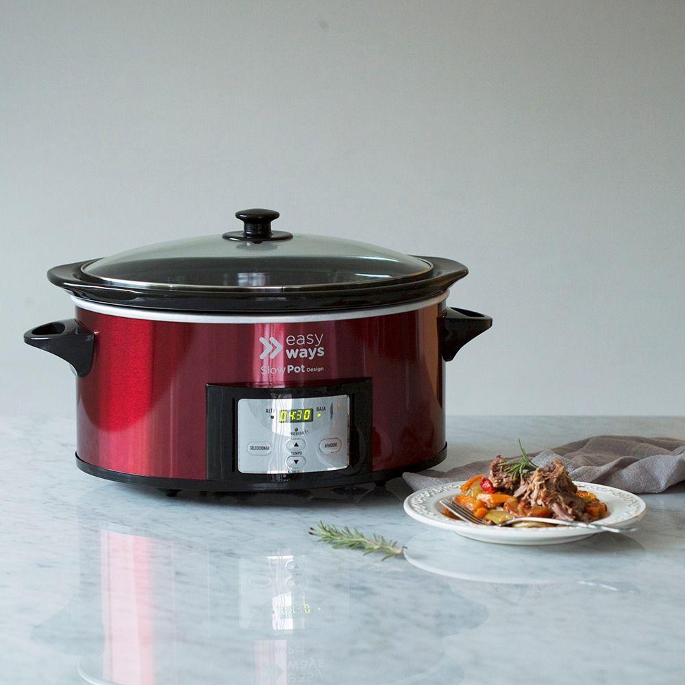 Olla de Cocción Slow Pot Design 5.5 L EasyWays-3