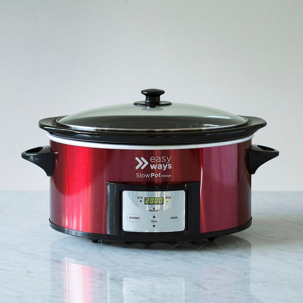 Olla de Cocción Slow Pot Design 5.5 L EasyWays-4