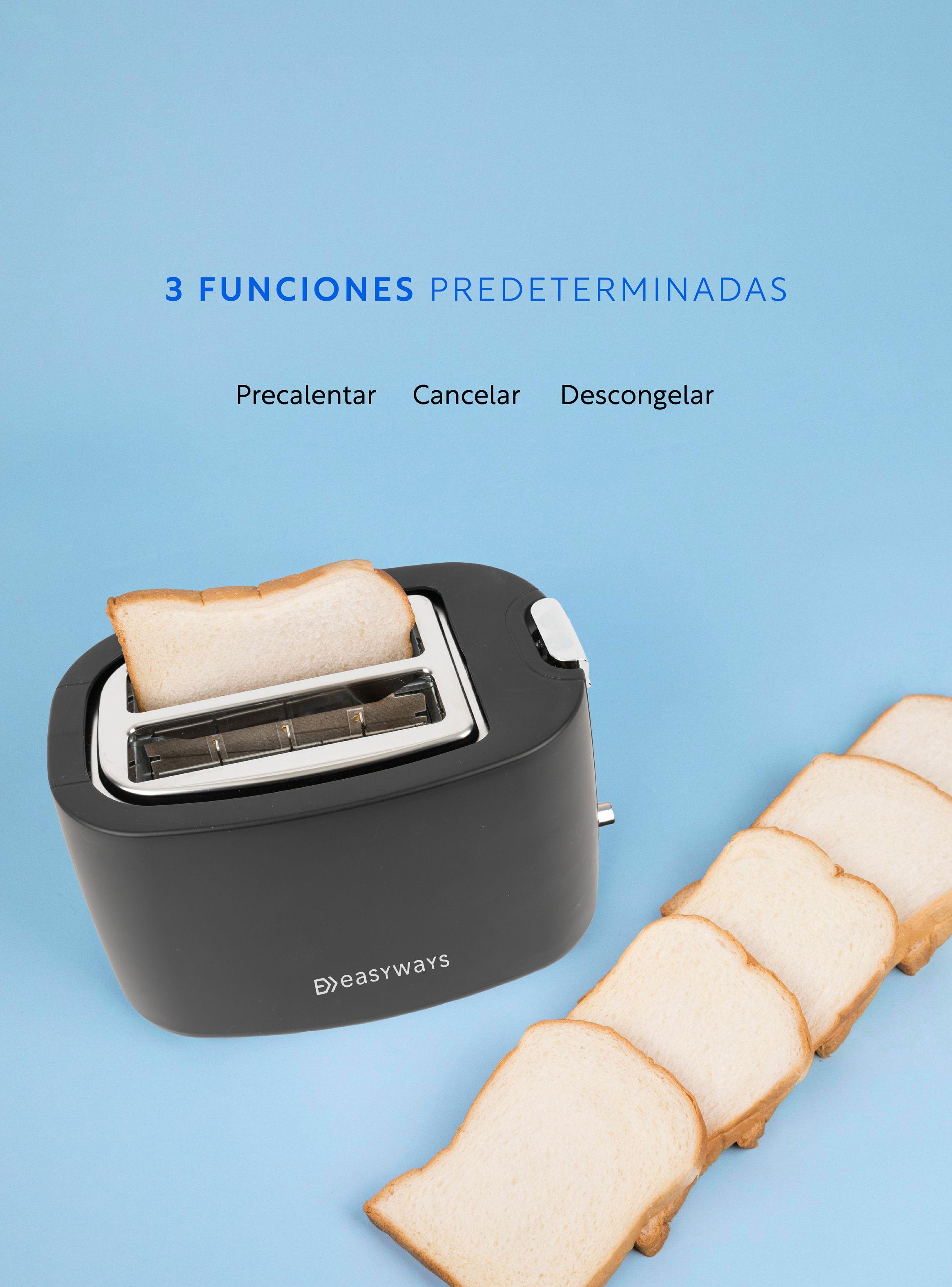 Tostador Toast Master 2 rebanadas Negro EasyWays-1