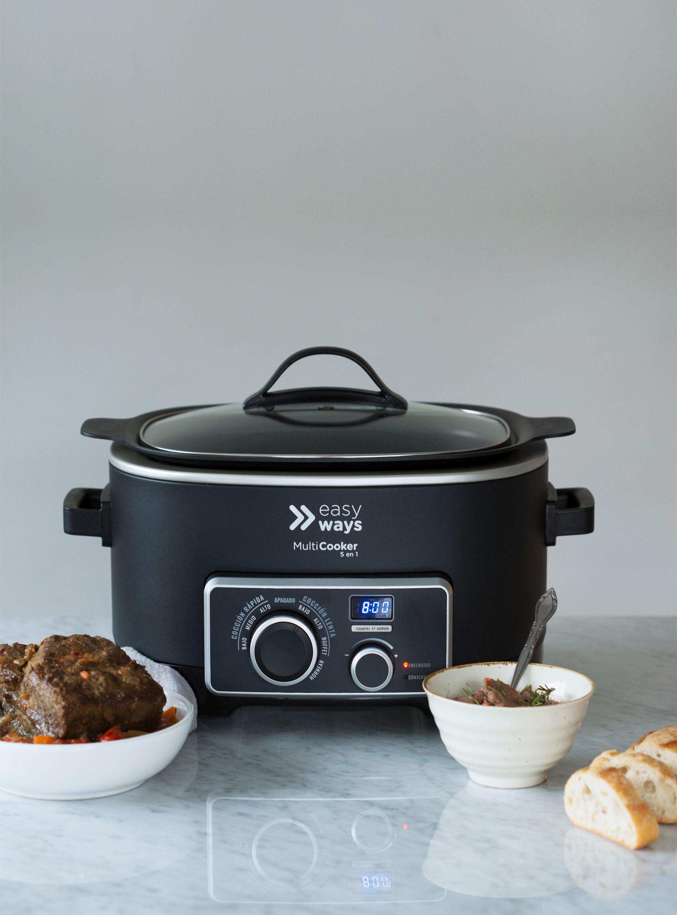 Olla de Cocción MultiCooker 5 en 1, 5.5 L EasyWays-1
