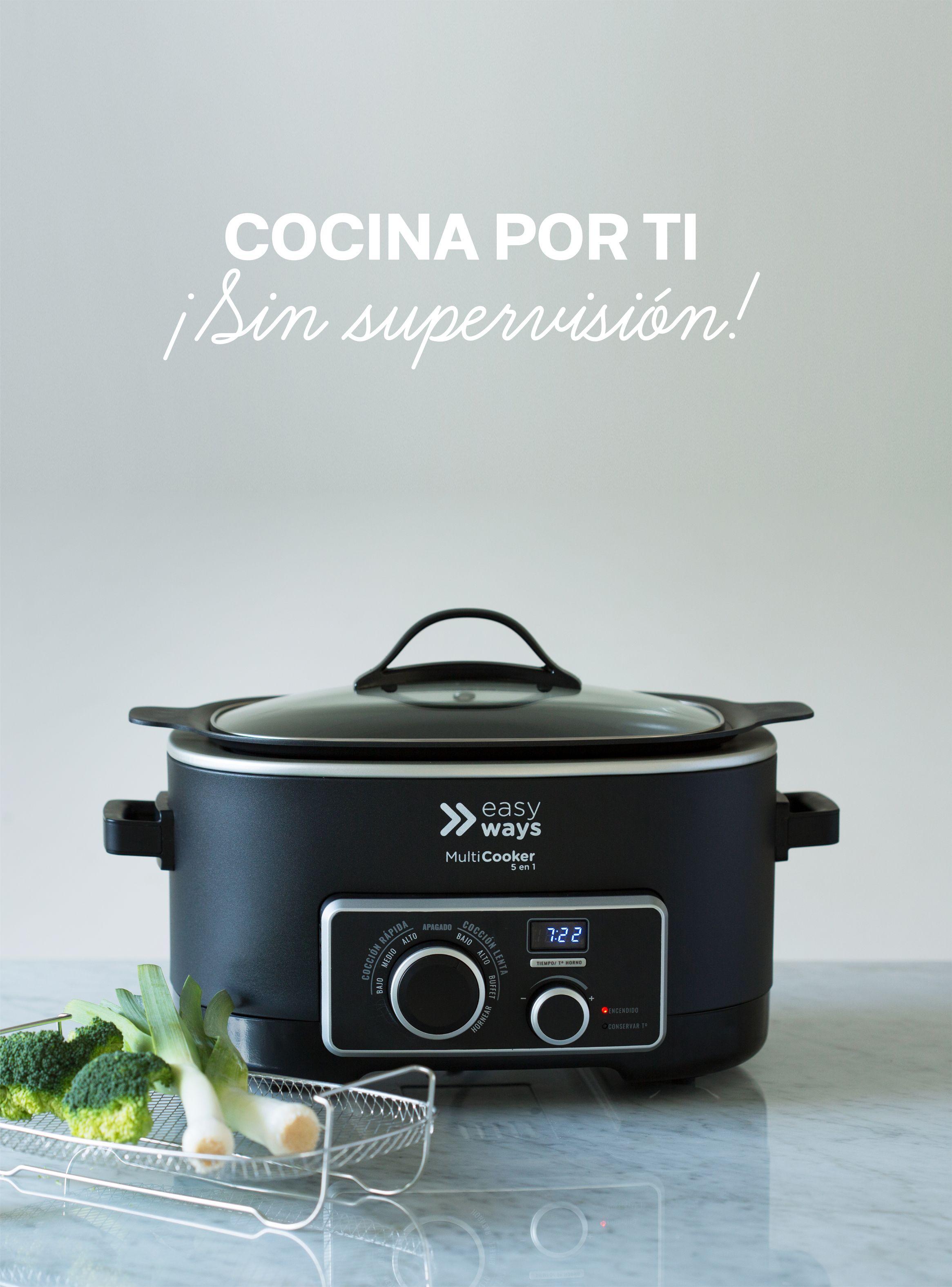 Olla de Cocción MultiCooker 5 en 1, 5.5 L EasyWays-4
