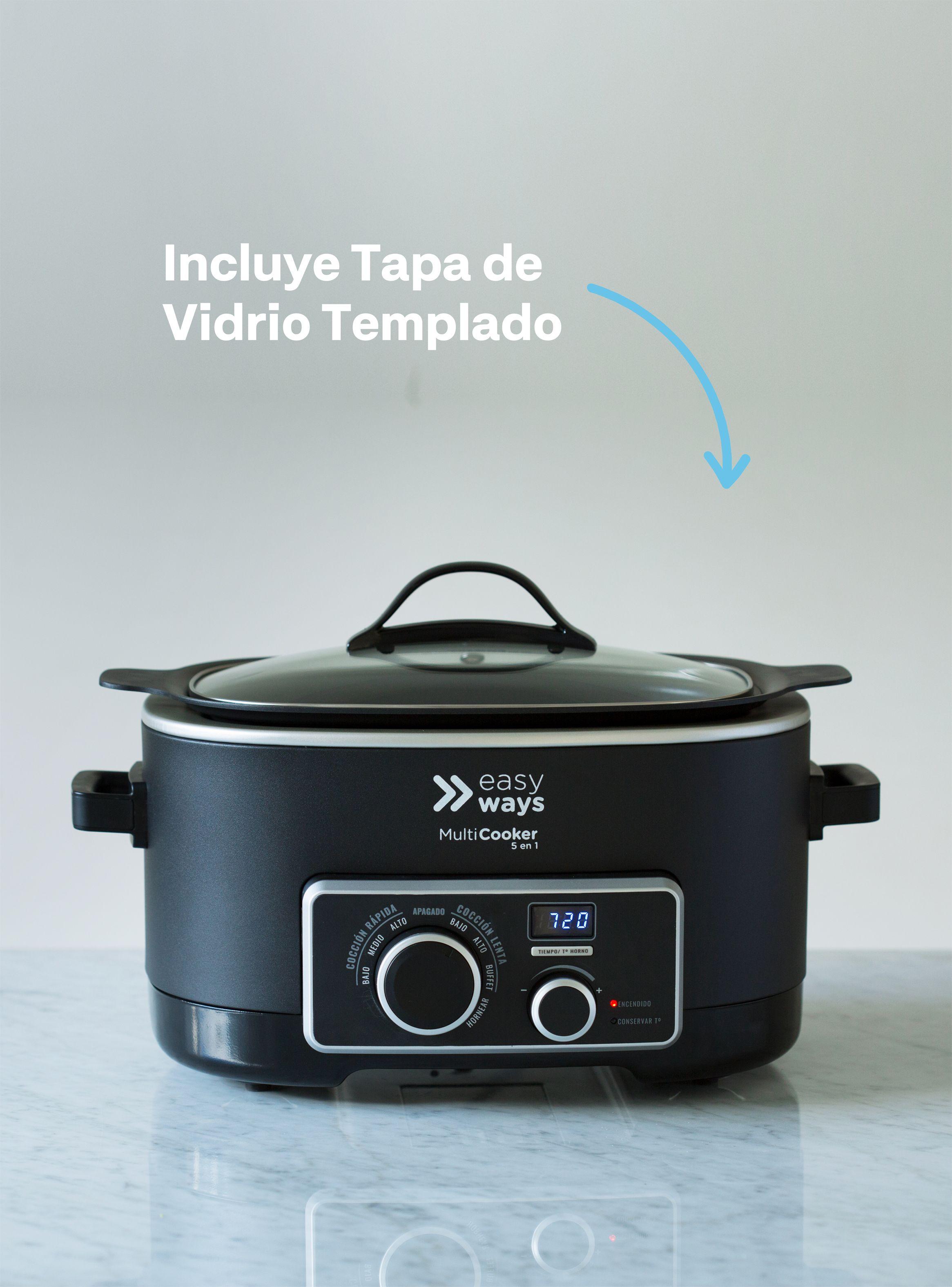 Olla de Cocción MultiCooker 5 en 1, 5.5 L EasyWays-5
