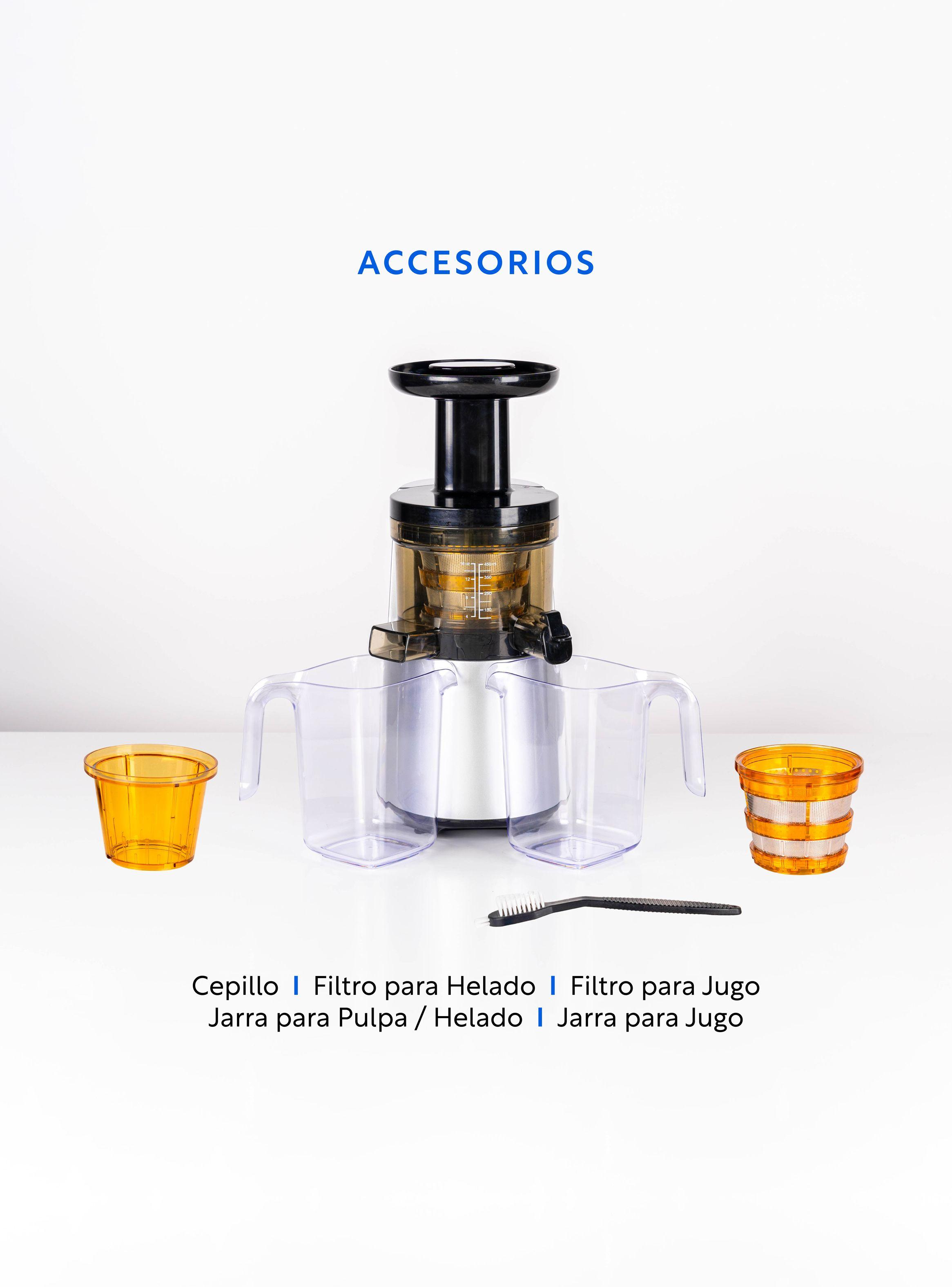 Prensadora de Jugo En Frío Slow Juicer Pro EasyWays-4