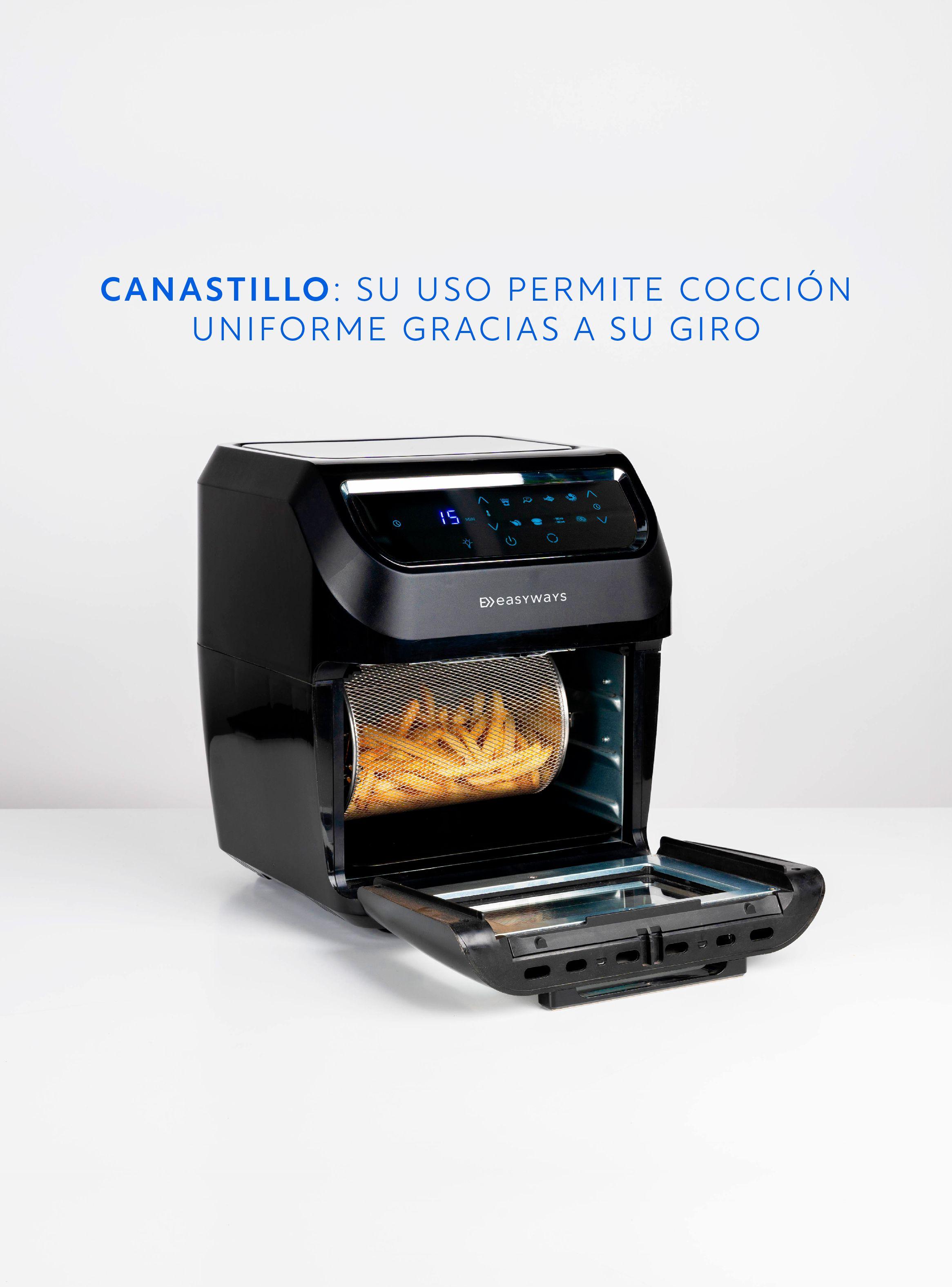 Freidora de Aire Air Fryer Plus 11.6 L EasyWays-4