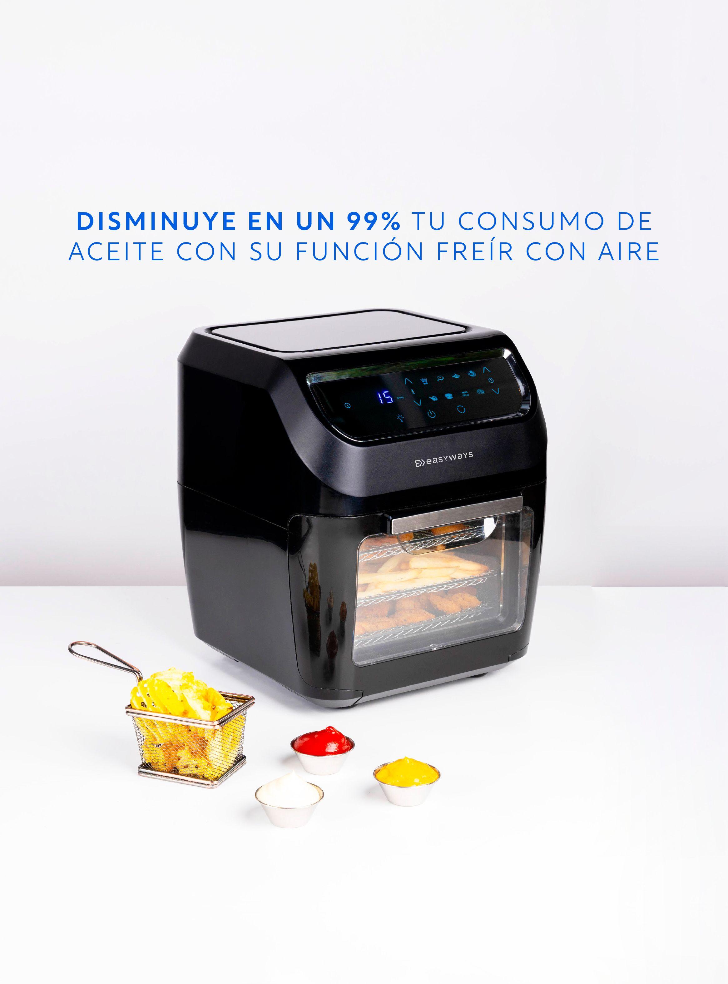 Freidora de Aire Air Fryer Plus 11.6 L EasyWays-7