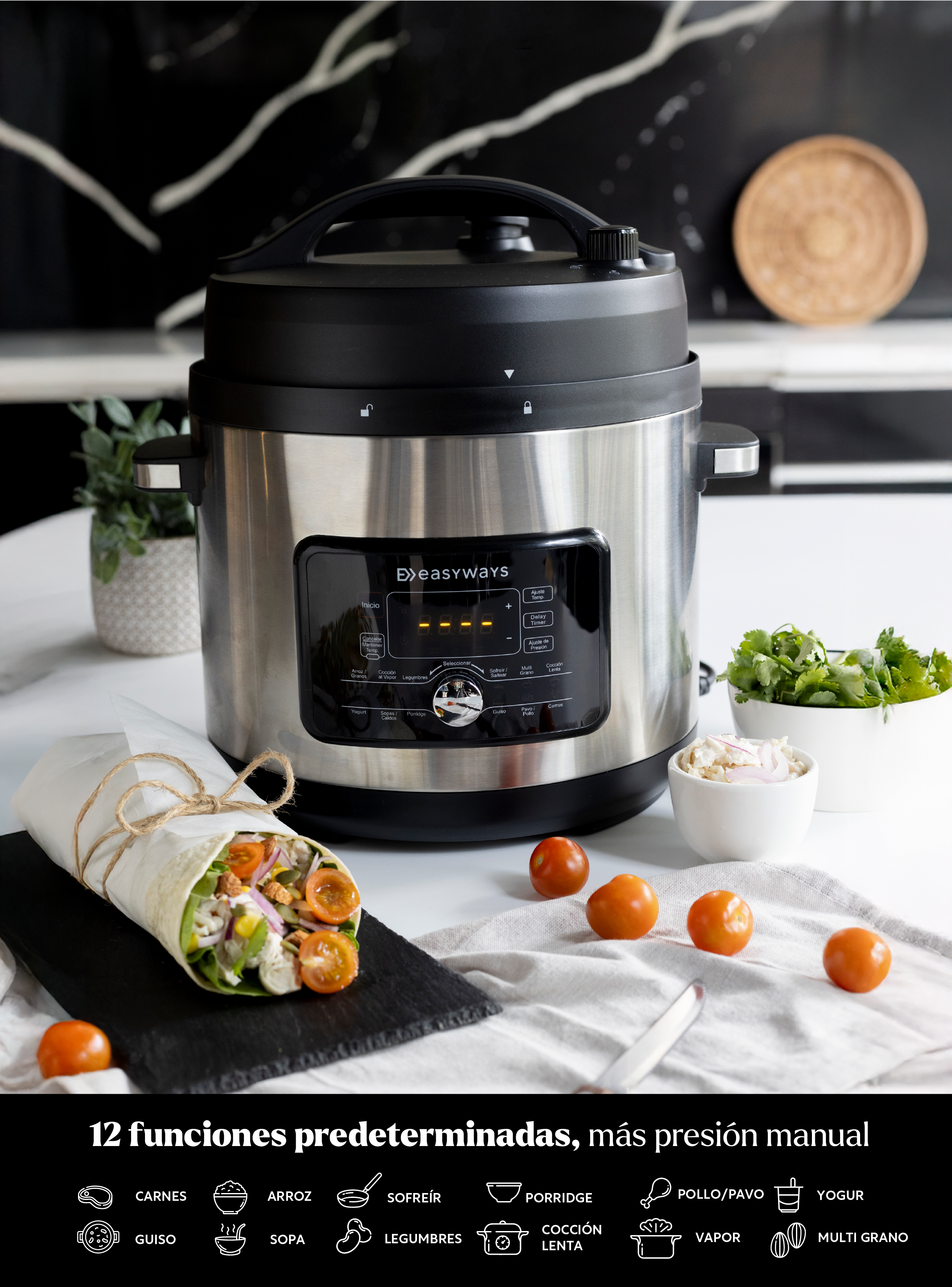 Olla Presión Multifuncional Fast Pot 5,7 L EasyWays-2
