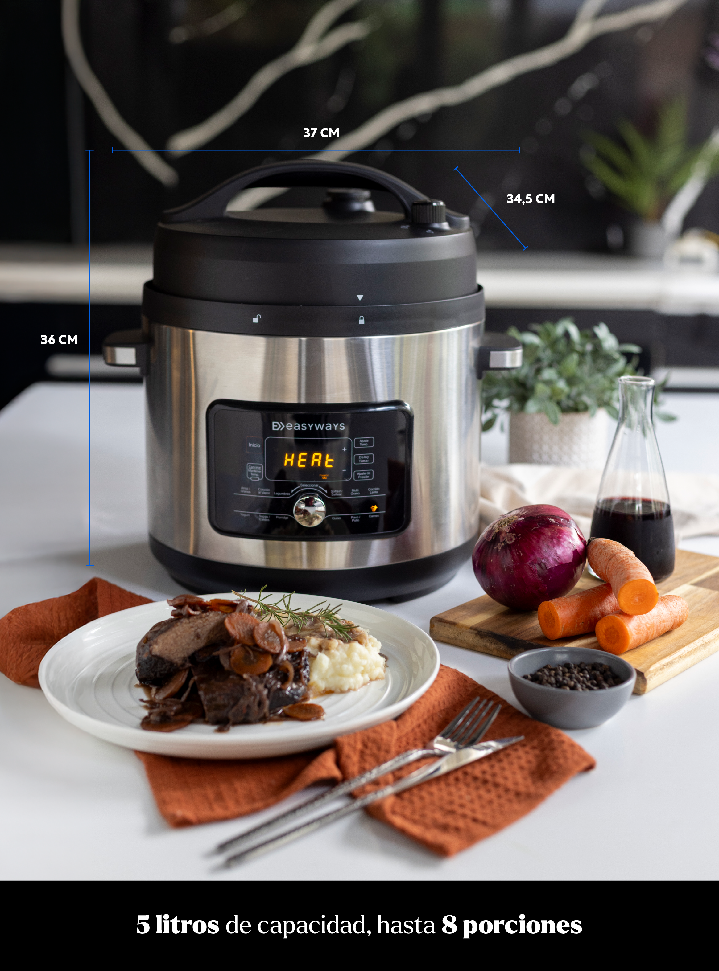 Olla Presión Multifuncional Fast Pot 5,7 L EasyWays-4