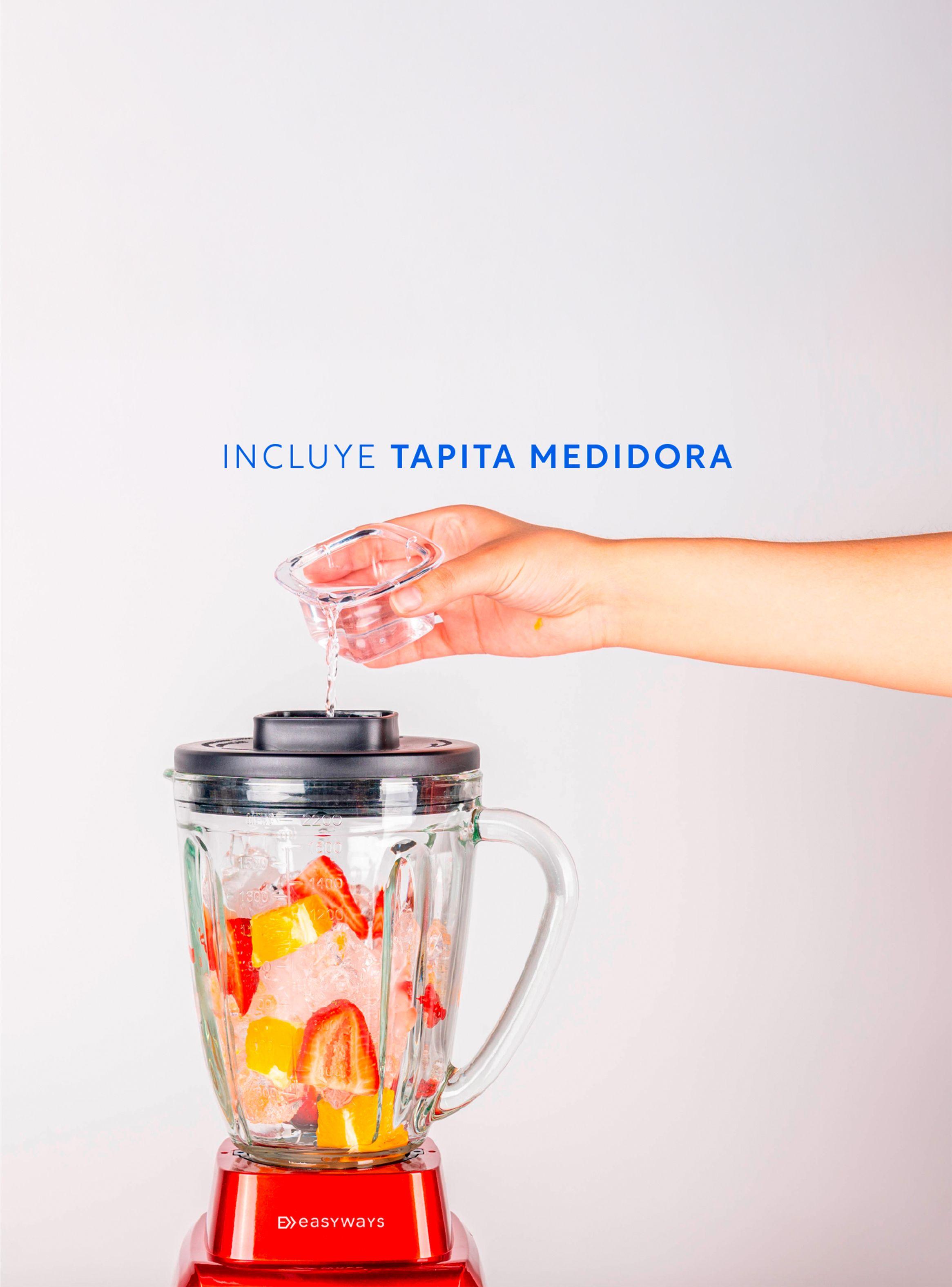 Licuadora Ultra Roja Gran capacidad 1,75L + vaso to go-7