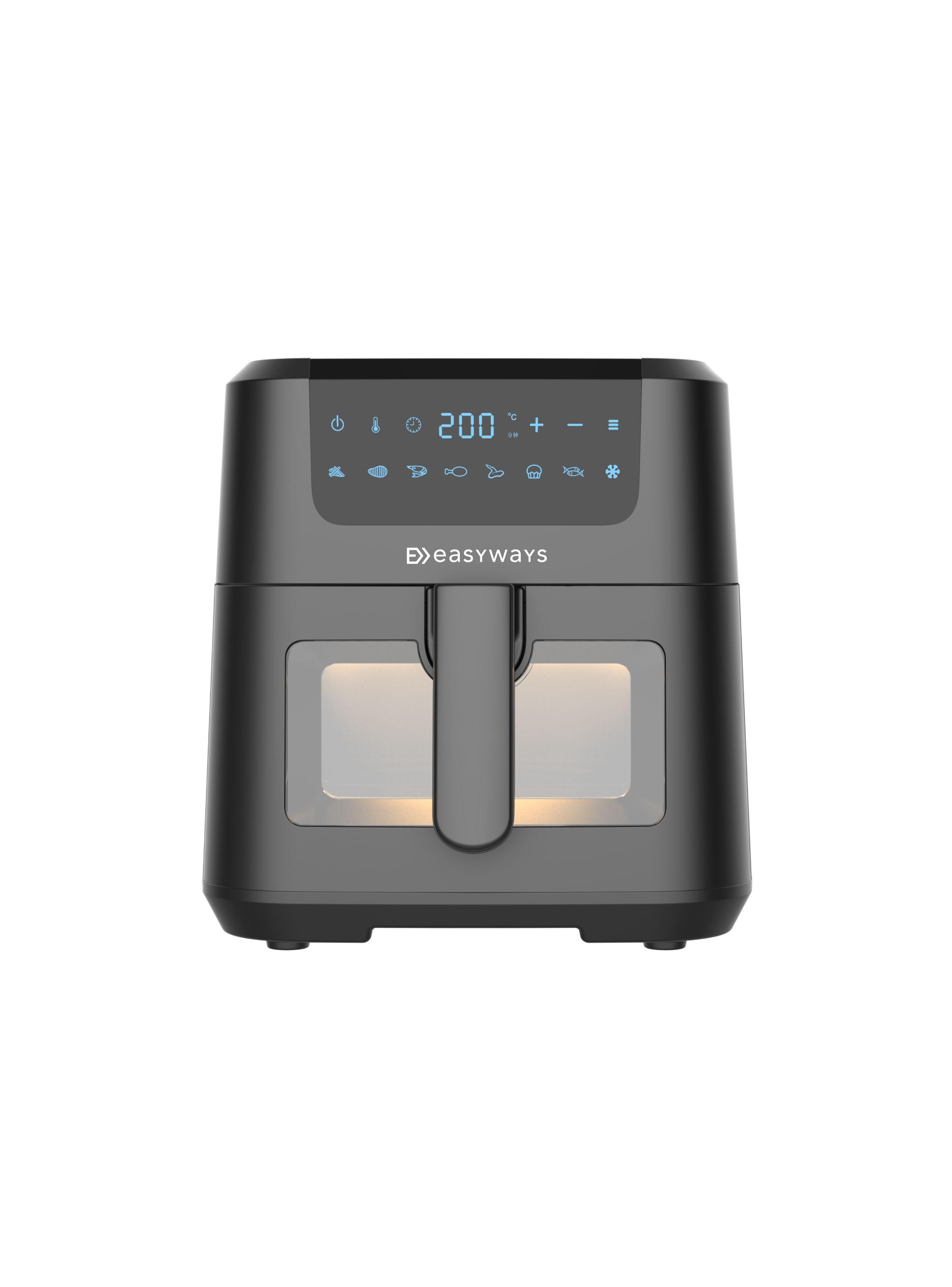 Freidora de Aire Air Fryer Chic Prime 5 L con Visor EasyWays-0