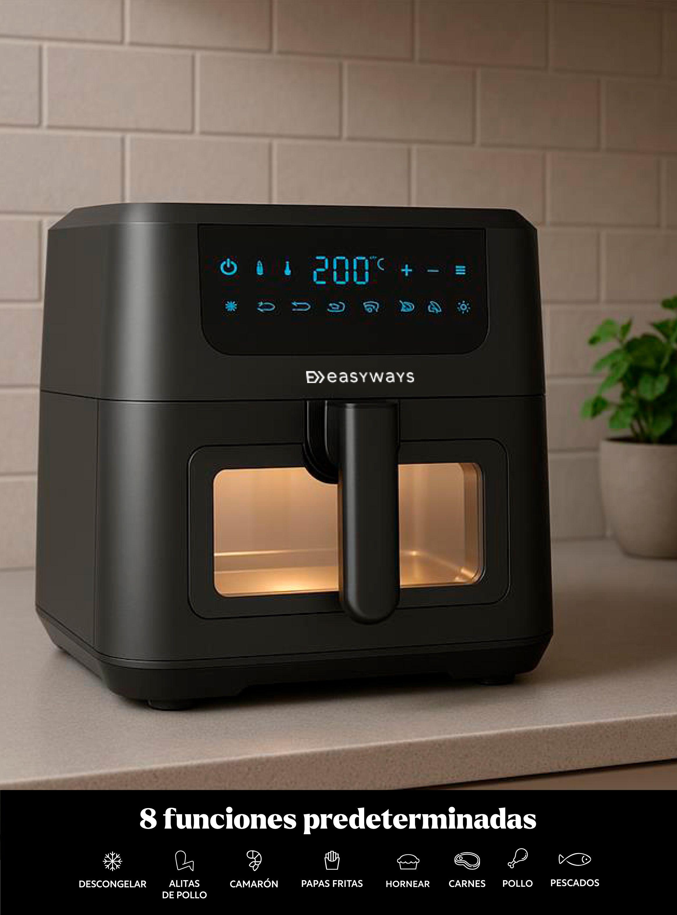 Freidora de Aire Air Fryer Chic Prime 5 L con Visor EasyWays-2