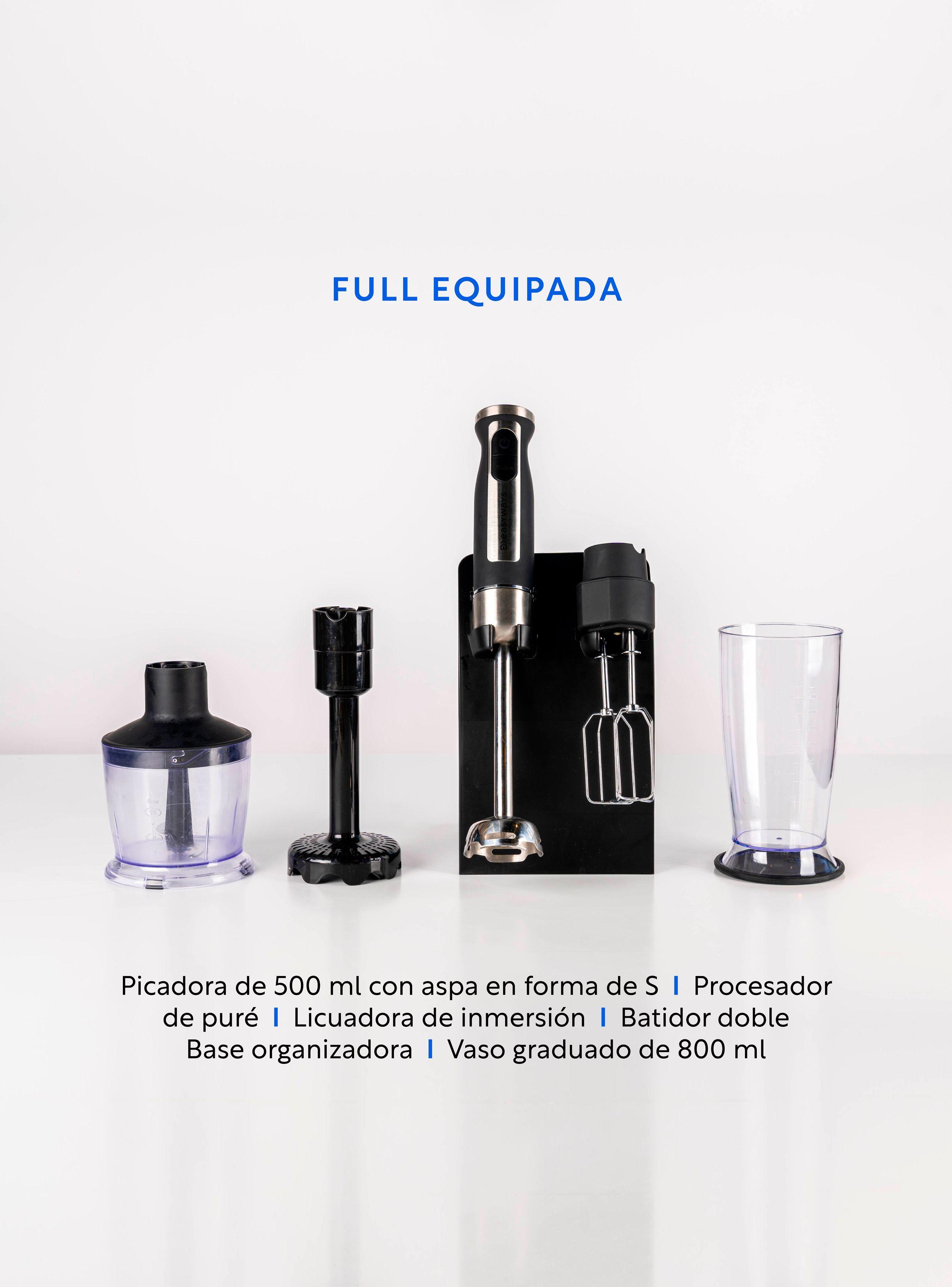 Batidora De Inmersión Minipimer Full 6 Accesorios Easyways-2