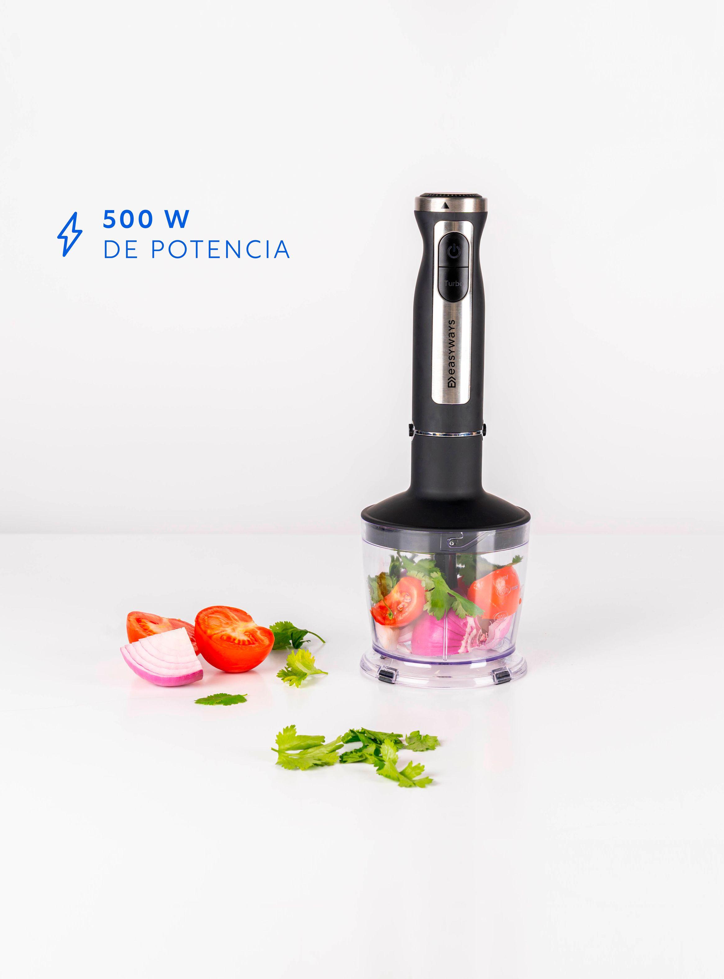 Batidora De Inmersión Minipimer Full 6 Accesorios Easyways-3