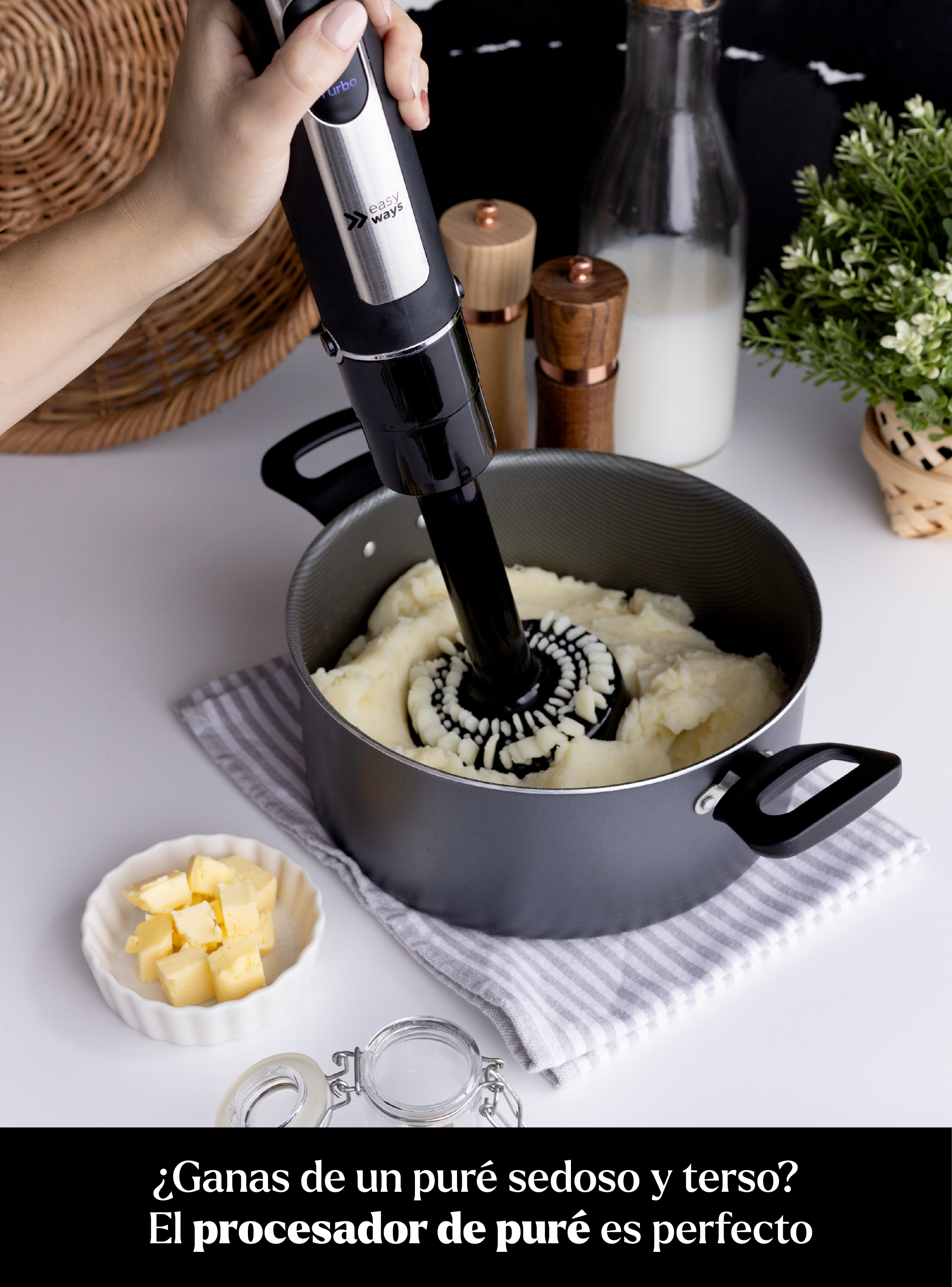 Batidora De Inmersión Minipimer Full 6 Accesorios Easyways-6