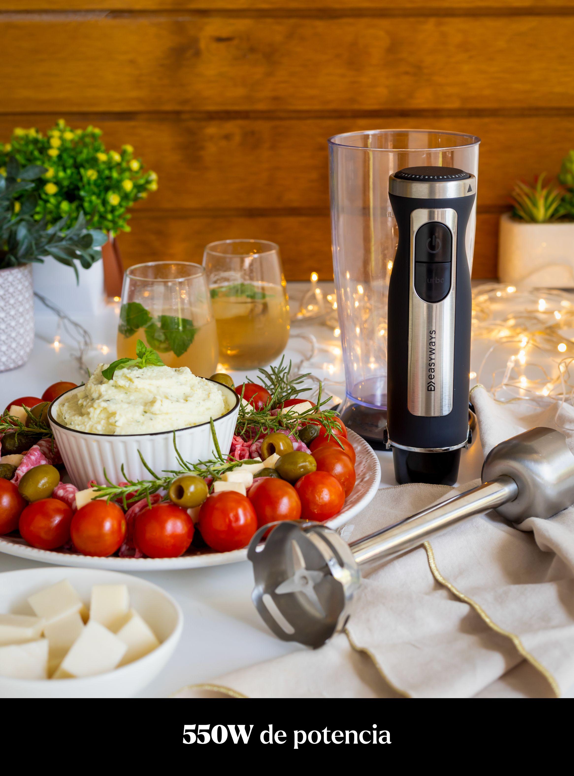 Batidora De Inmersión Minipimer Full 6 Accesorios Easyways-8