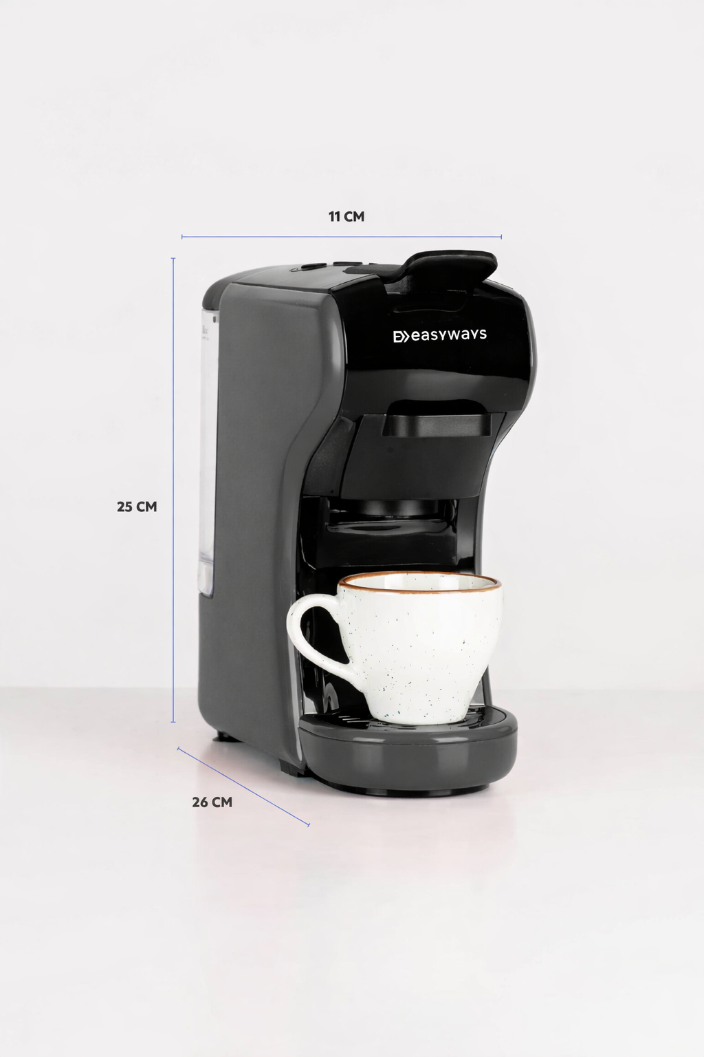 Cafetera Expresso Milano Coffee 3 En 1 Gris-5