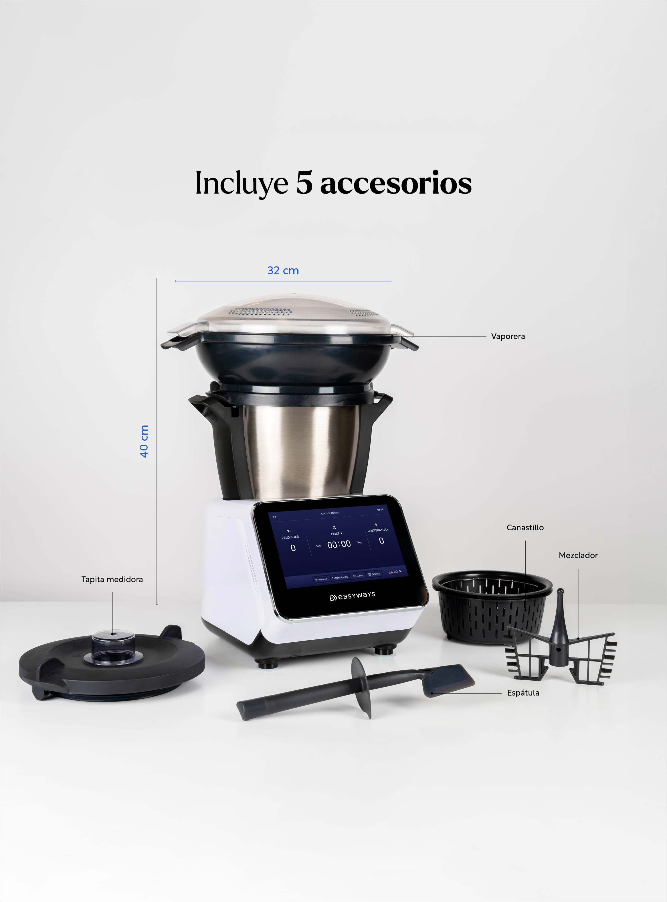 Robot De Cocina Kitchen Grand Connect Easyways-5