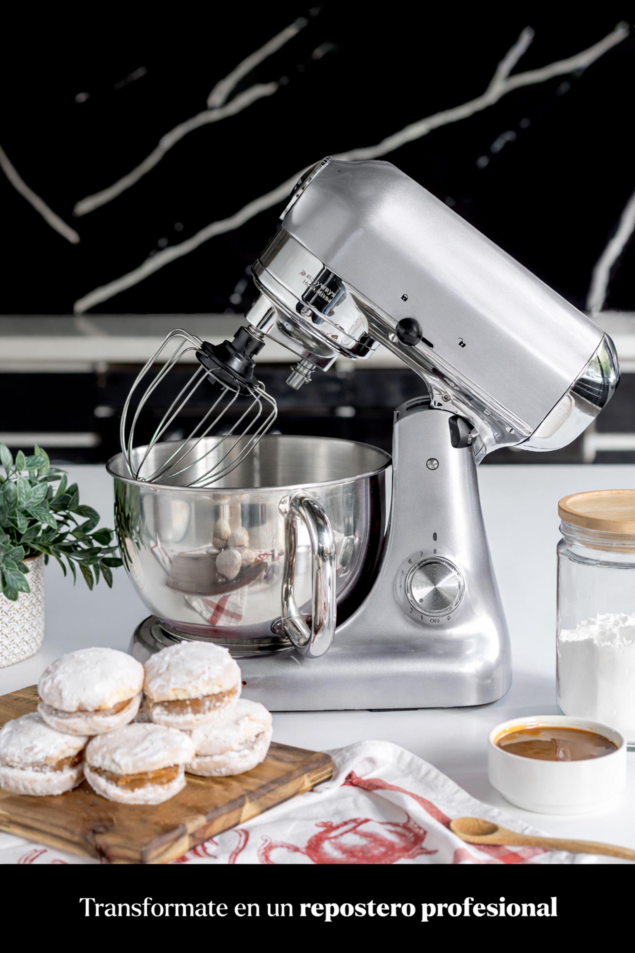 Batidora de Pedestal Hook Mixer Silver 4, 7Lt EasyWays-2