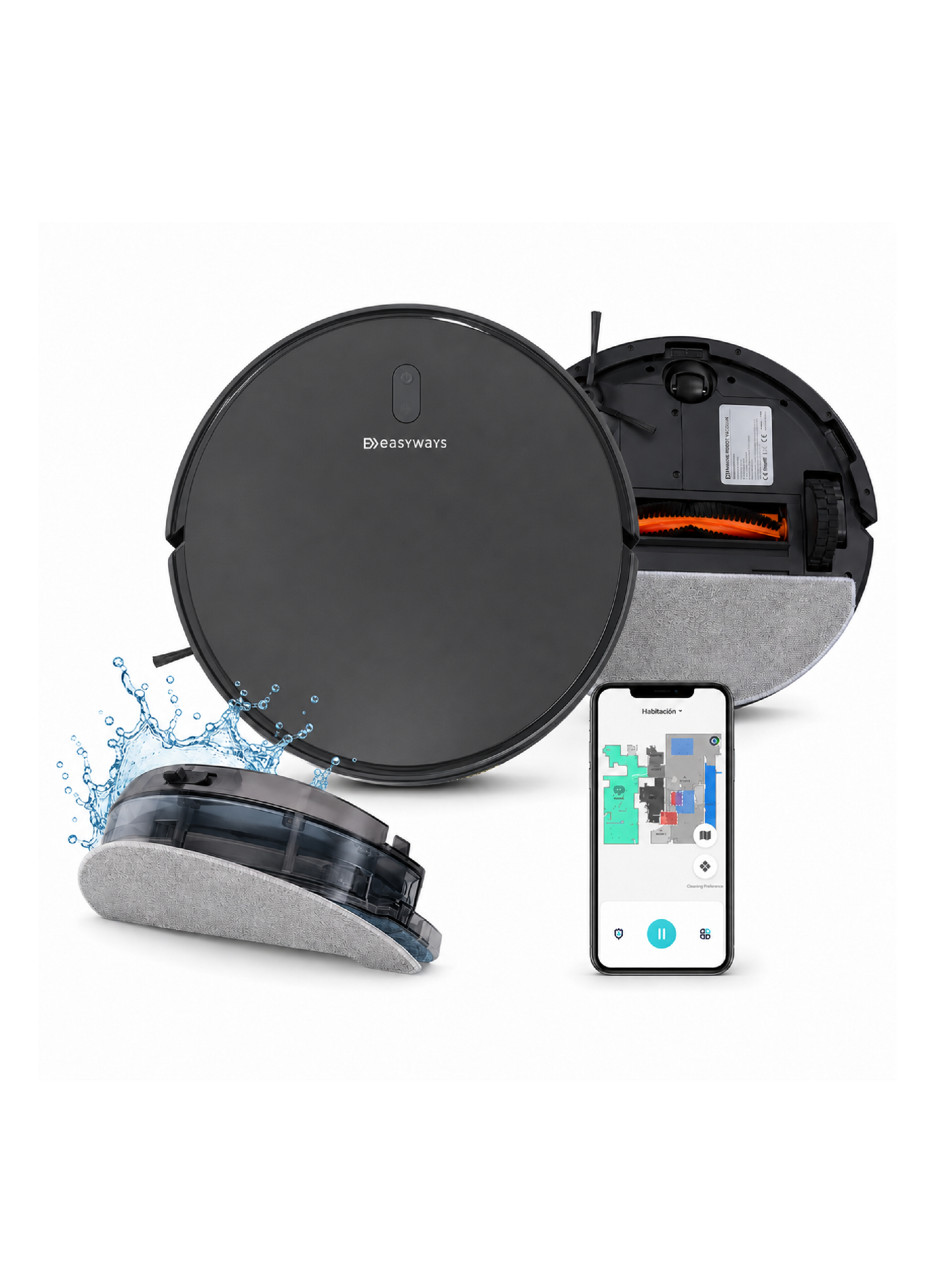 Aspiradora Robot SmartClean Lite EasyWays-0
