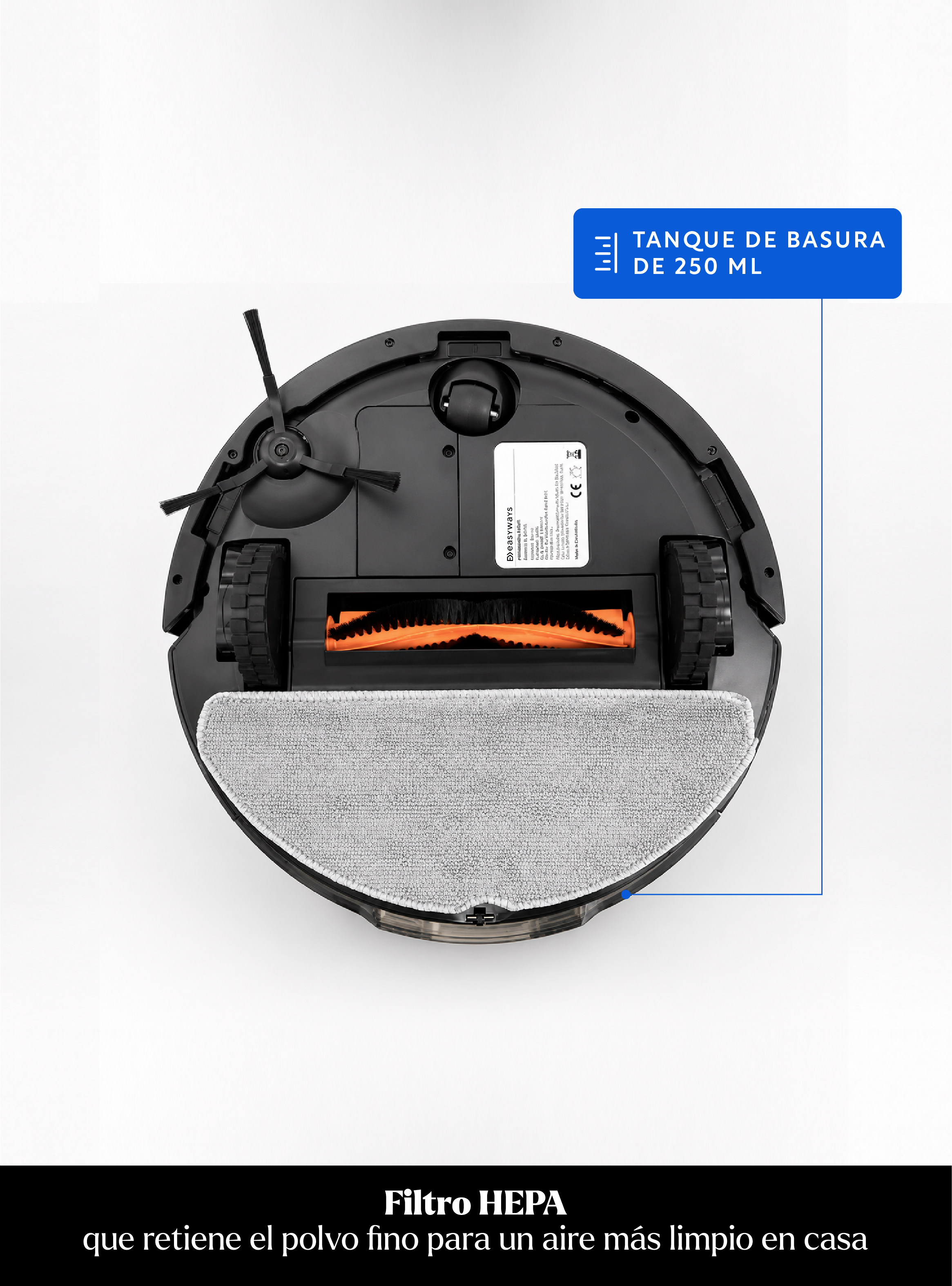 Aspiradora Robot SmartClean Lite EasyWays-5