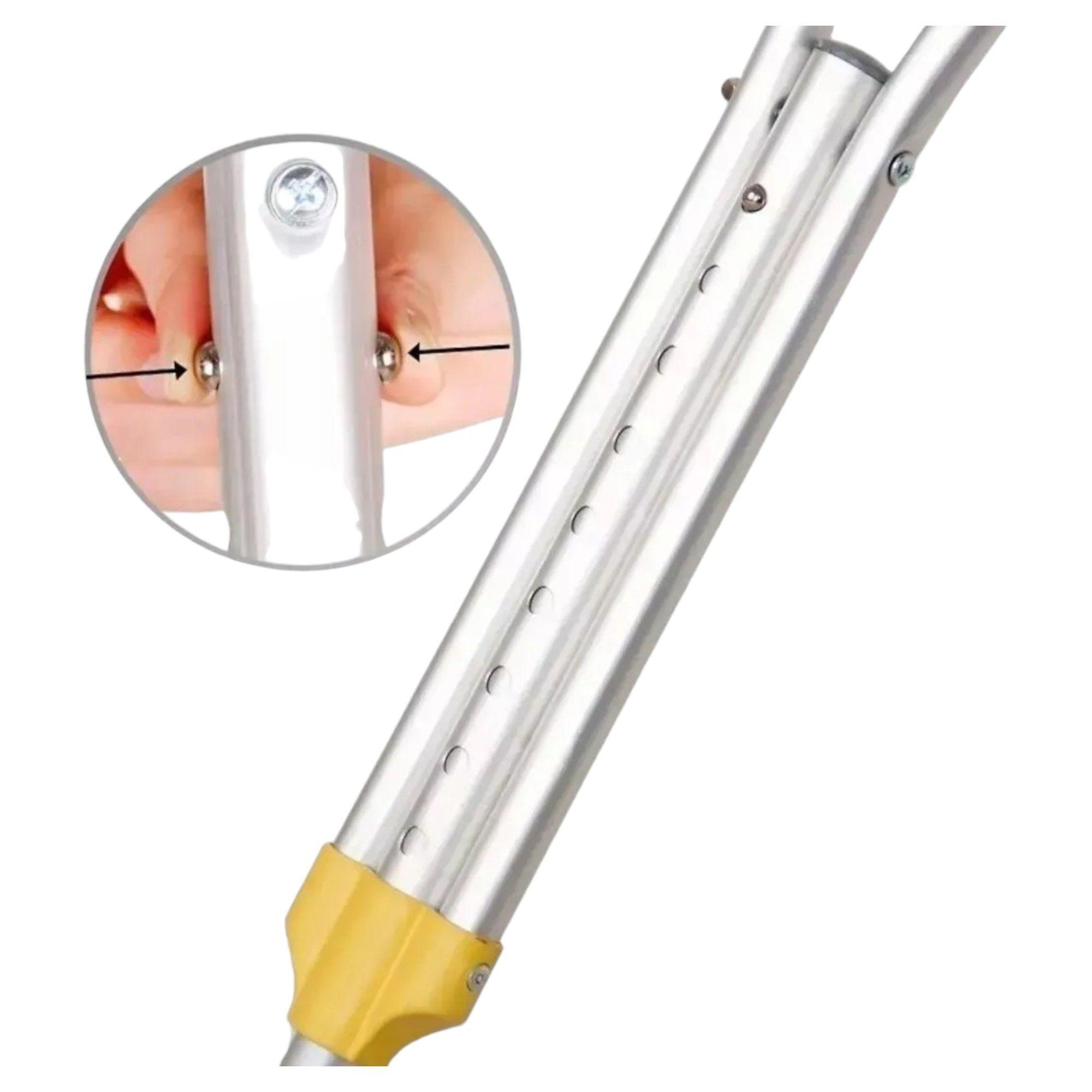 Par Muletas Axilares De Aluminio Regulables Ortopédicas -3