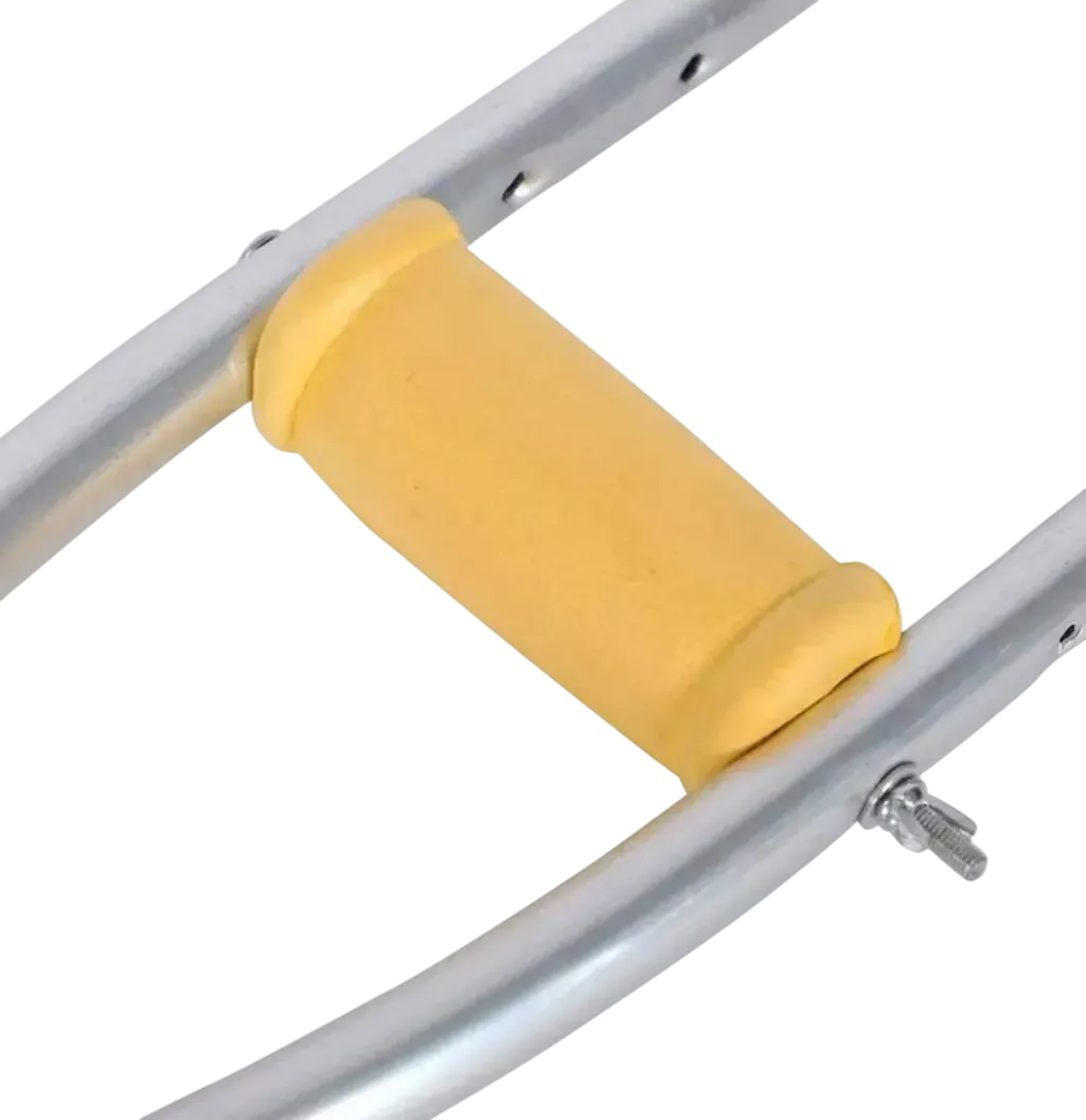 Par Muletas Axilares De Aluminio Regulables Ortopédicas -4
