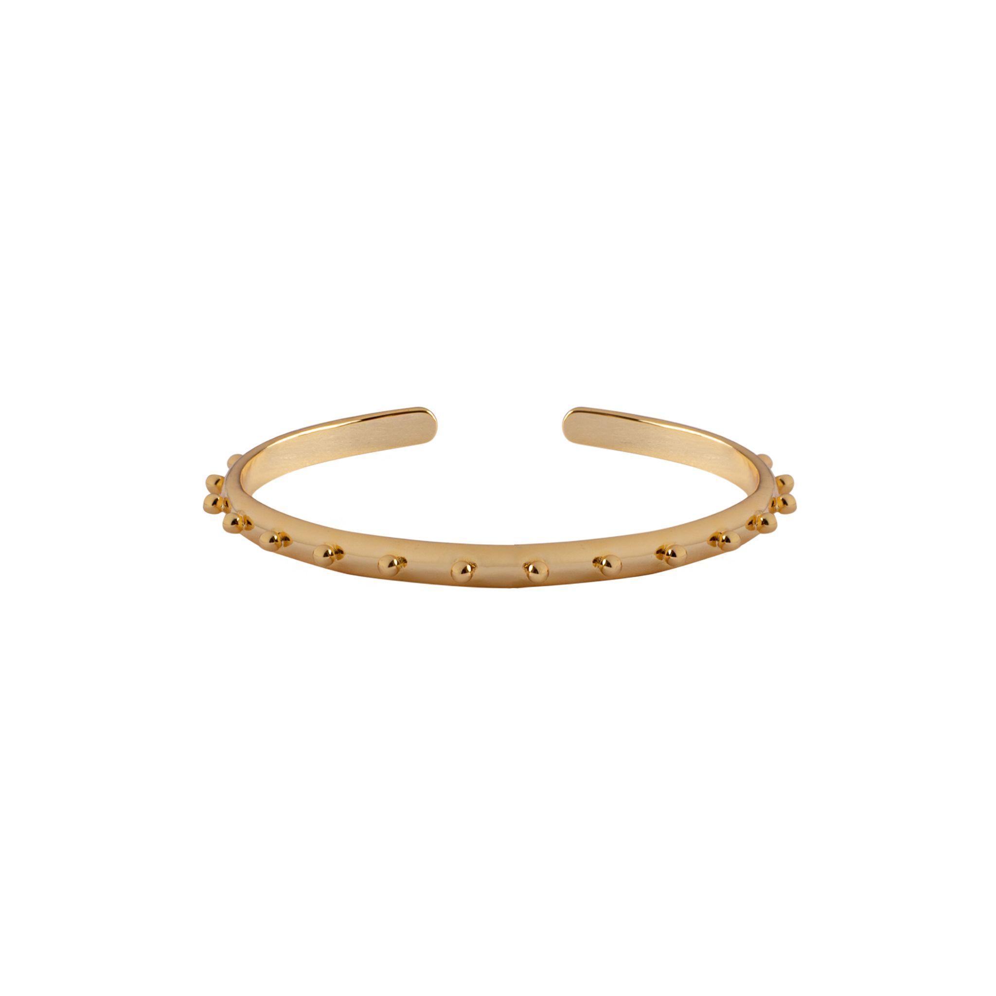 Esclava Dots bañada en oro Hadara Joyas-0