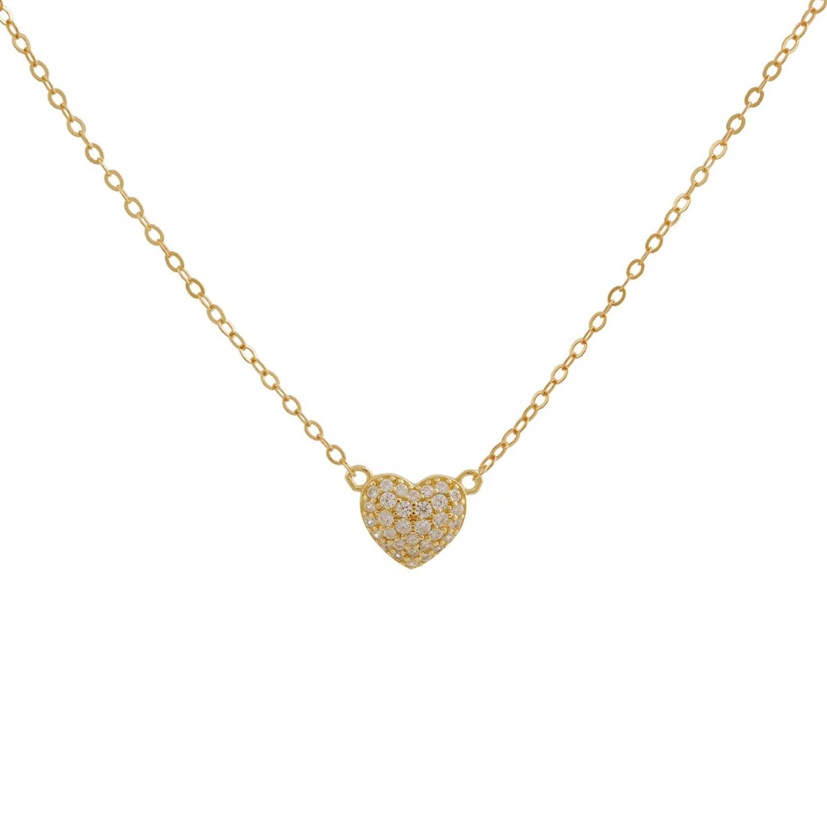 COLLAR CORAZON BAÑADO EN ORO-0