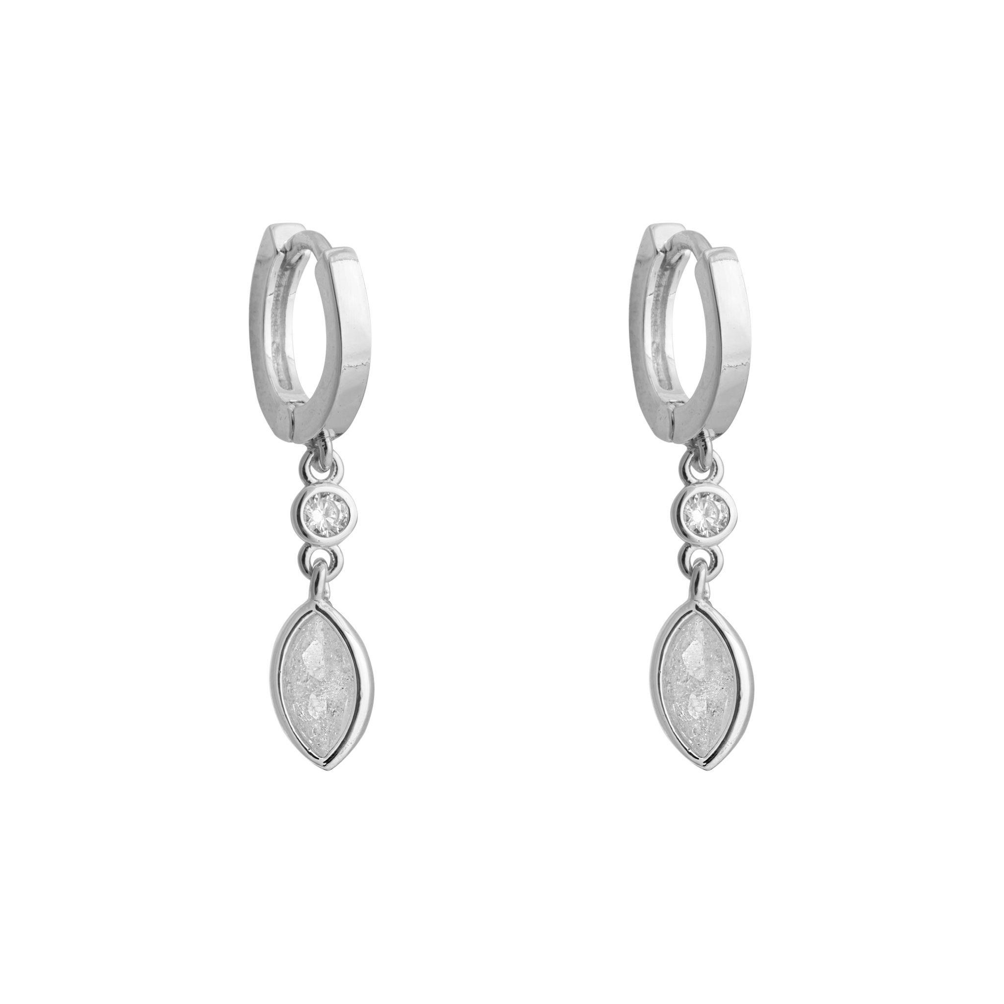Argollas Dinasty bañadas en Oro Blanco Hadara Joyas-0