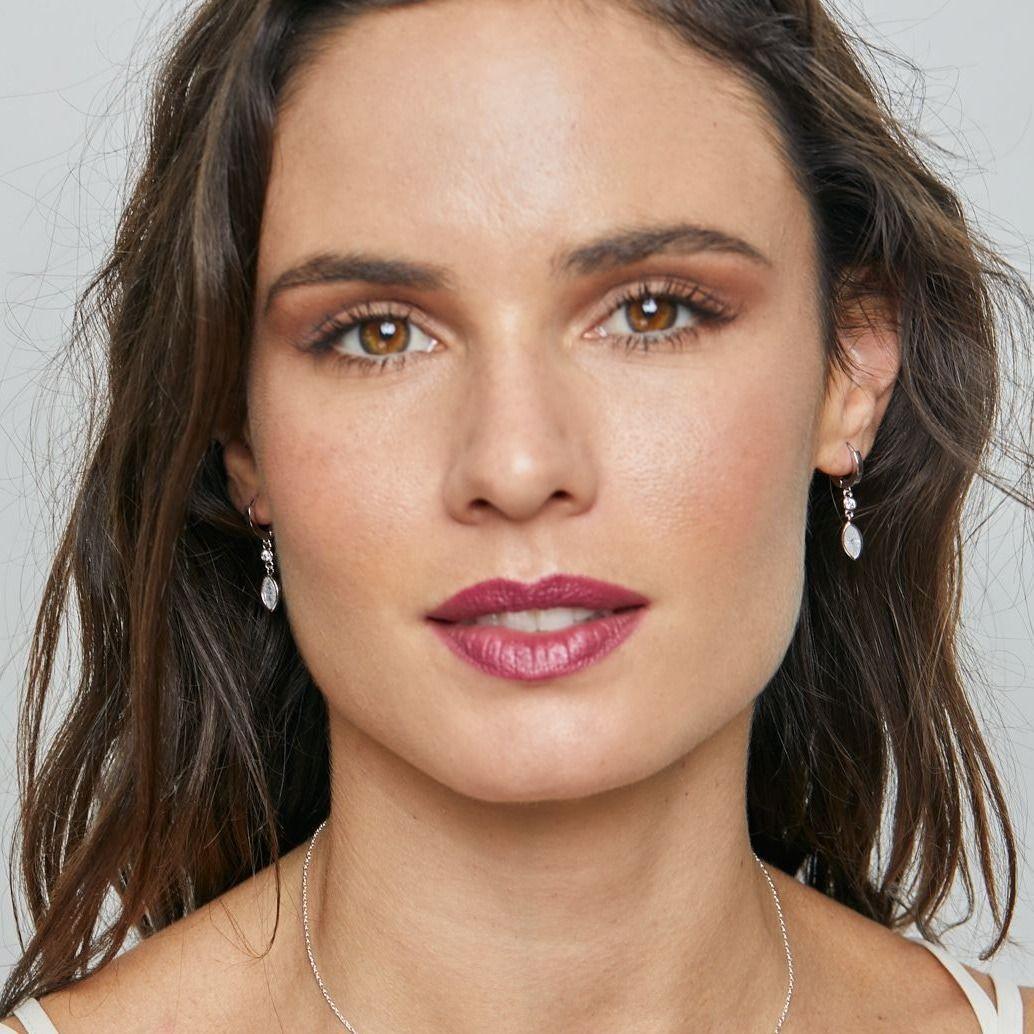 Argollas Dinasty bañadas en Oro Blanco Hadara Joyas-3