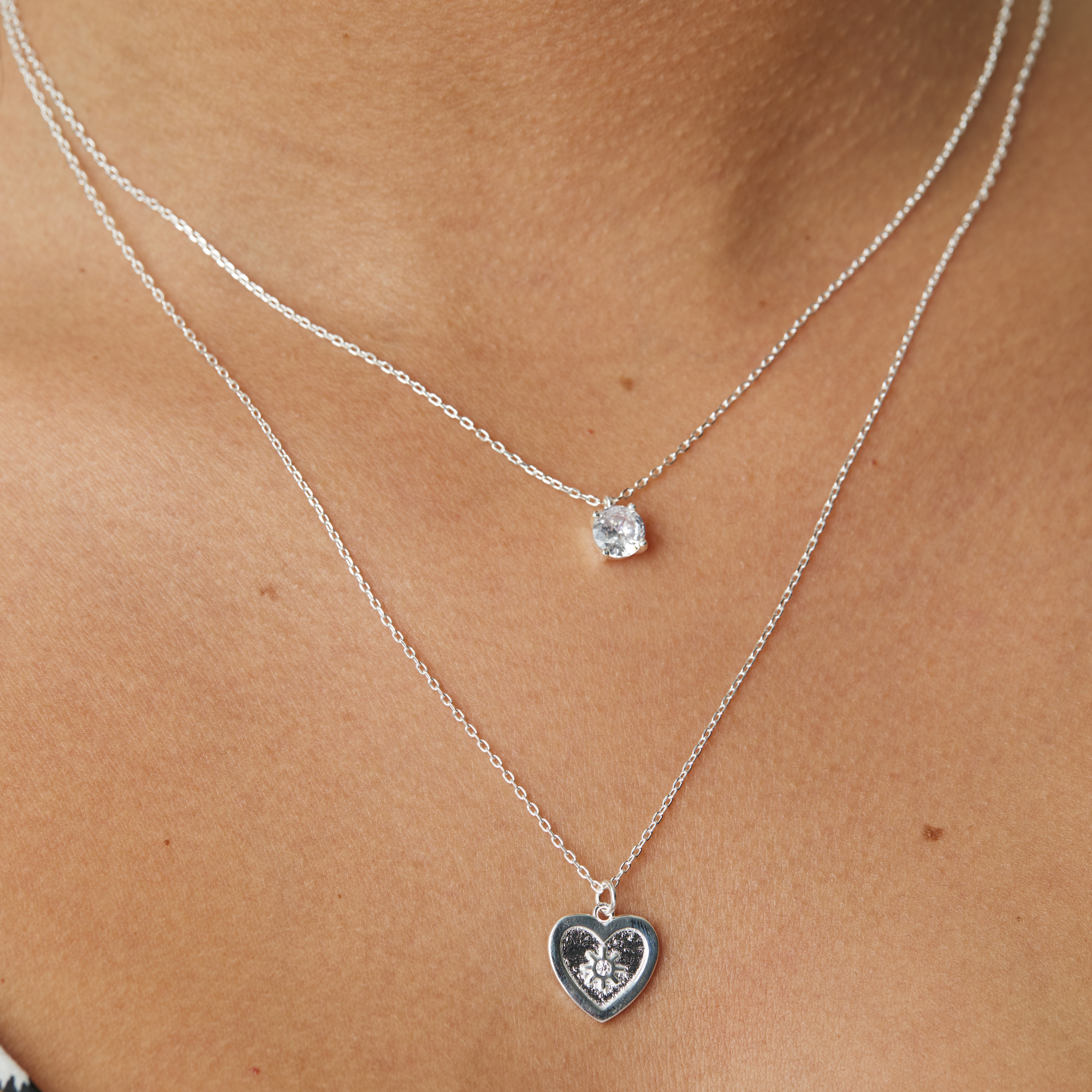 Collar Punto de Luz plata Hadara Joyas-1