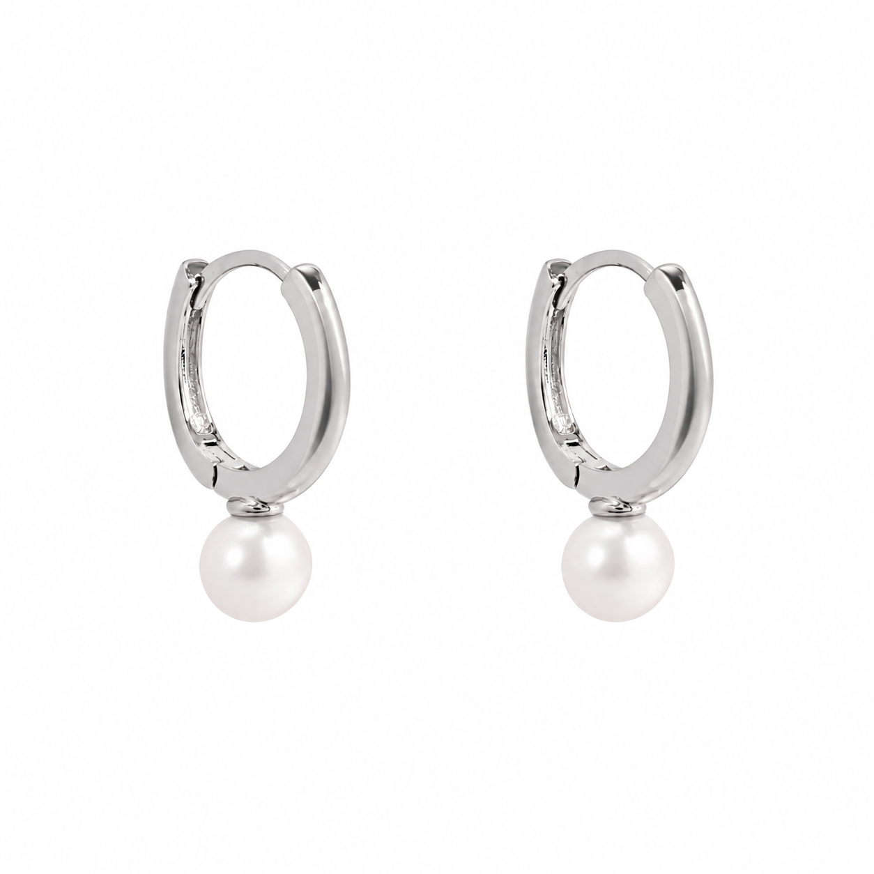 ARGOLLAS PRISMA BAÑADAS EN ORO BLANCO-0