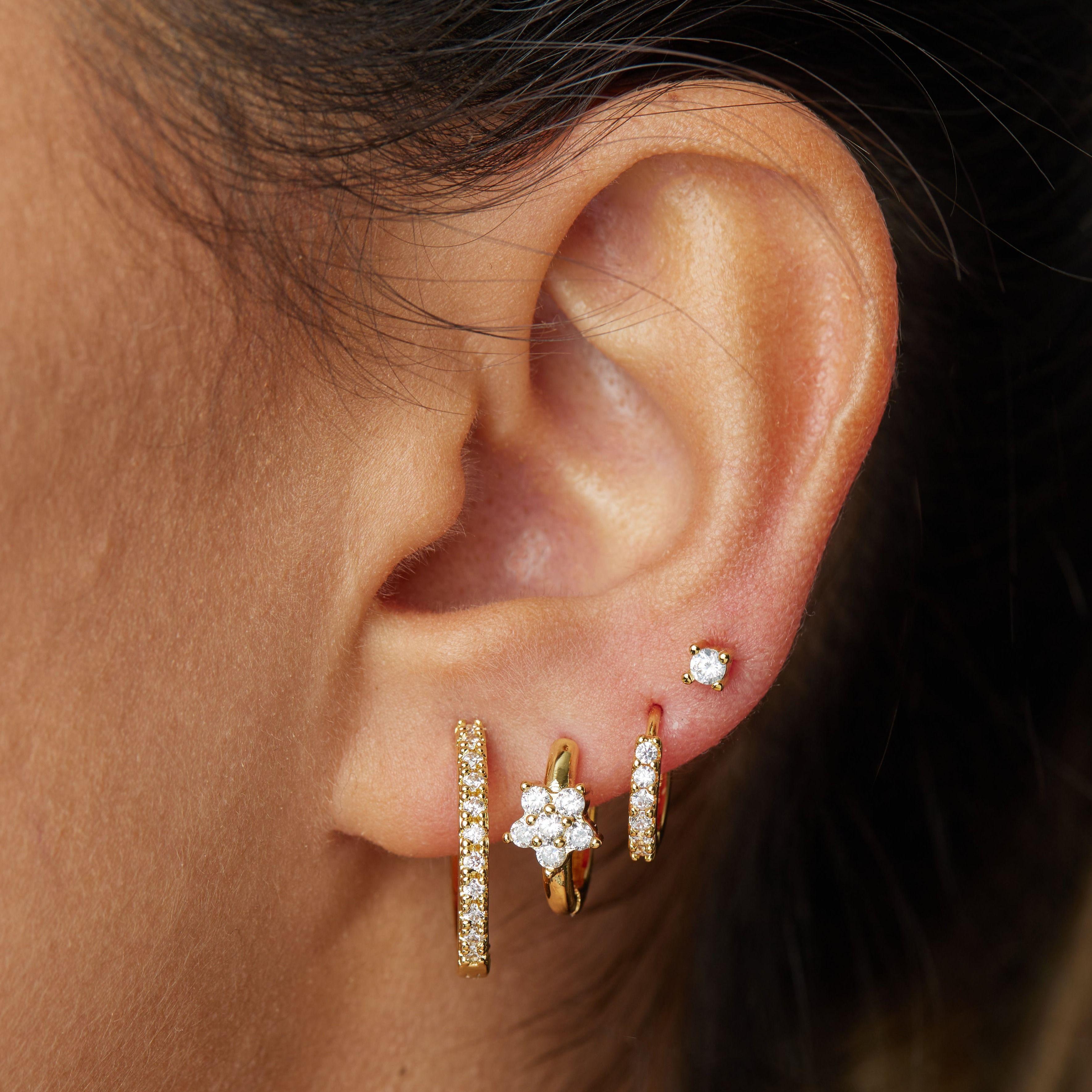 Argollas Roma bañadas en oro Hadara Joyas-1