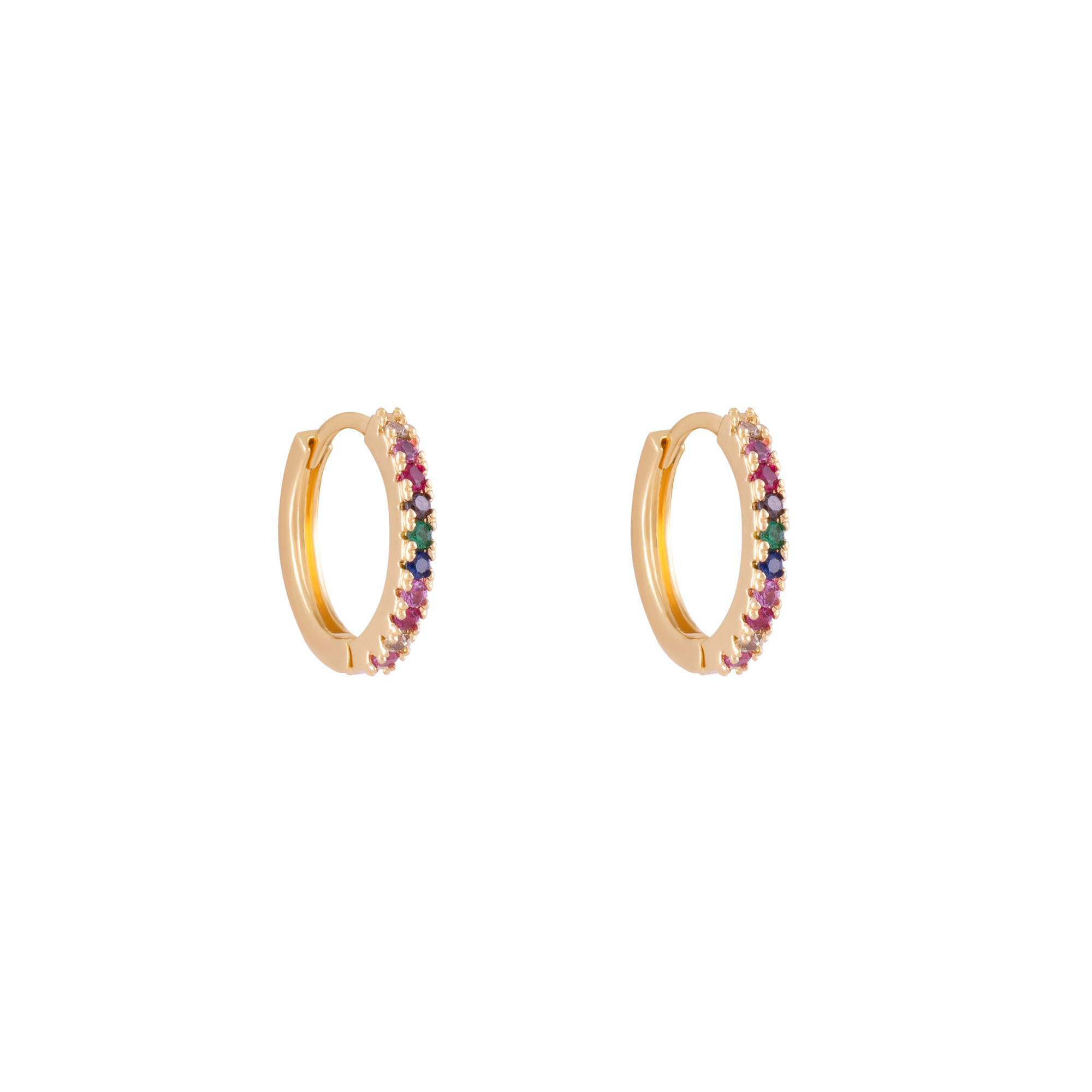 Argollas Reila bañadas en oro Hadara Joyas-0