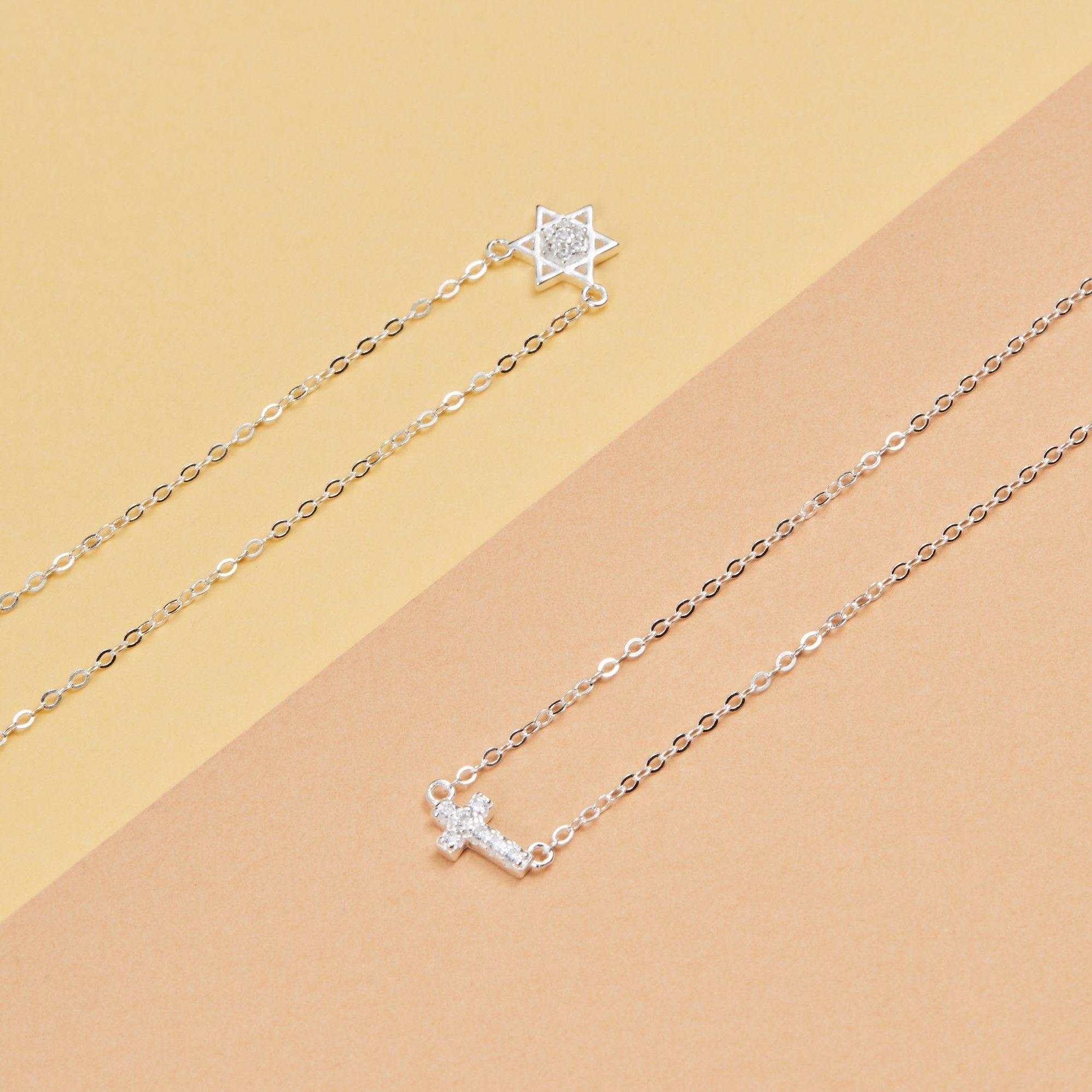 Collar Estrella de David Plata 925 Boaz Joyas-2