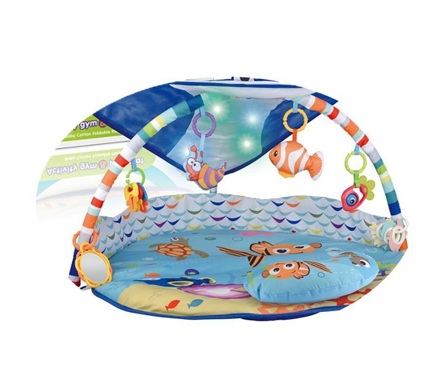 Gimnasio Musical Con Luces Estimulador De Bebe Animales Del Mar-2