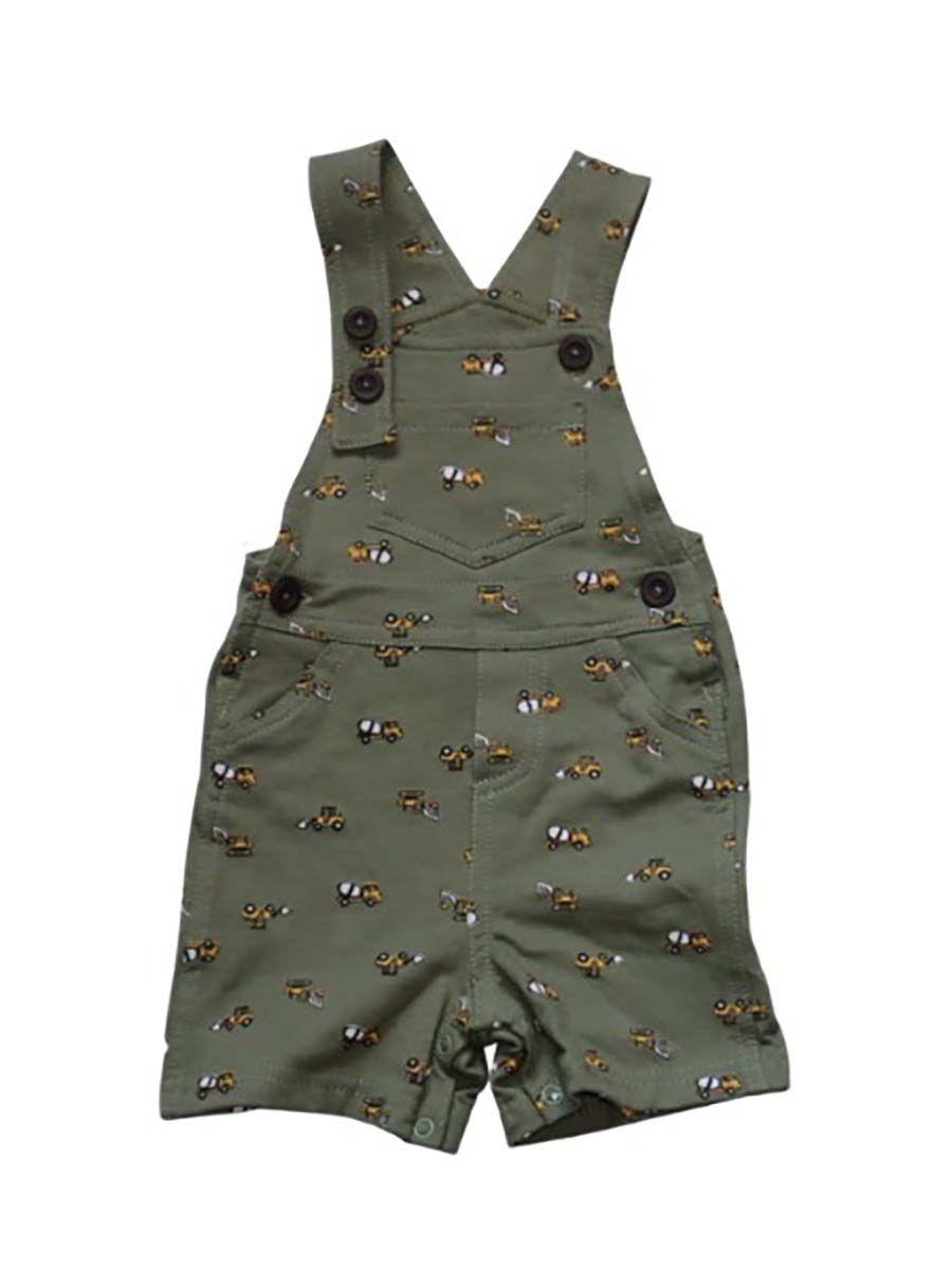 Conjunto Jardinera + Polera bebé Mostaza-2