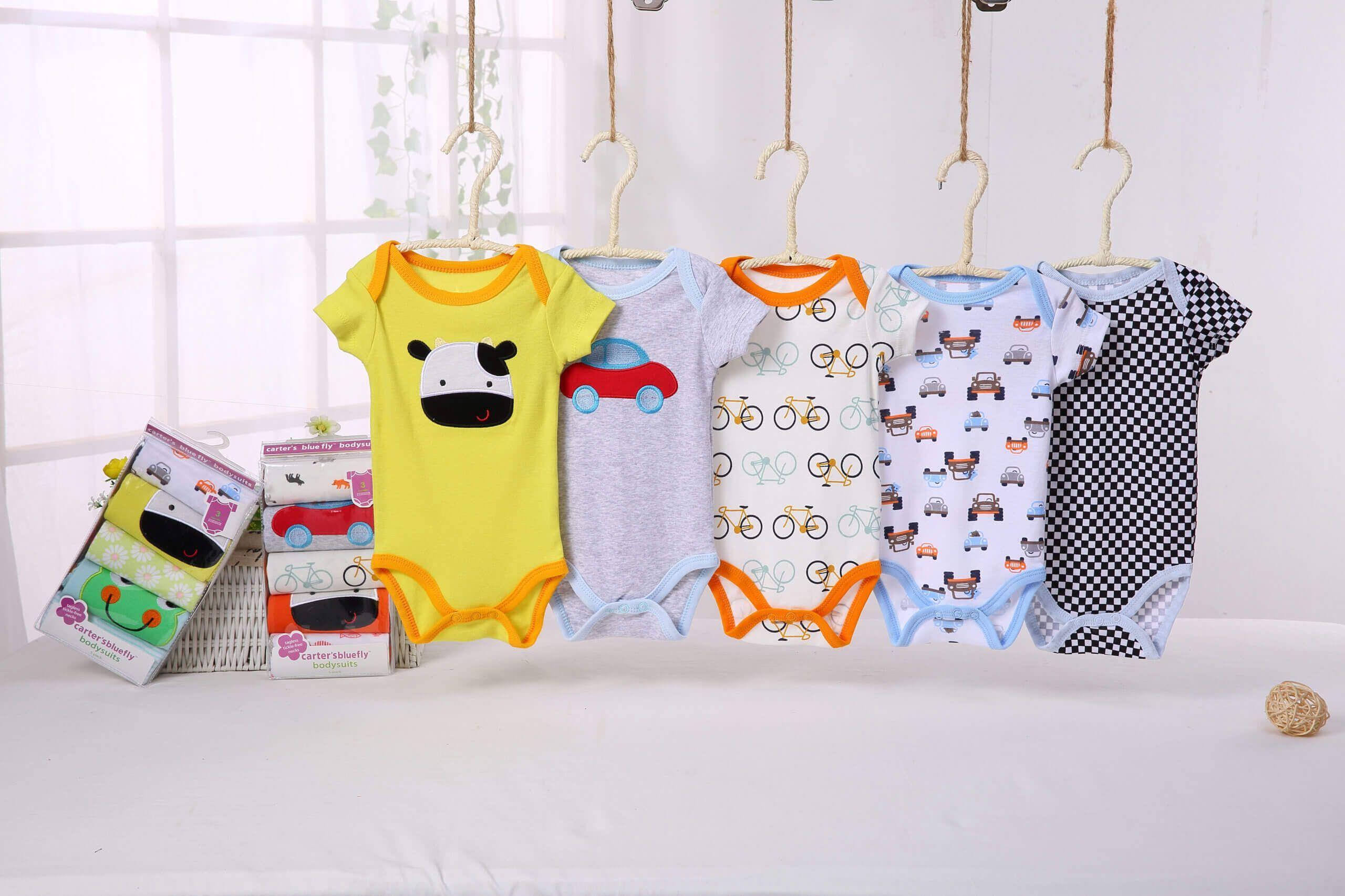 Bodys Manga corta bebes (set de 5) niño-1