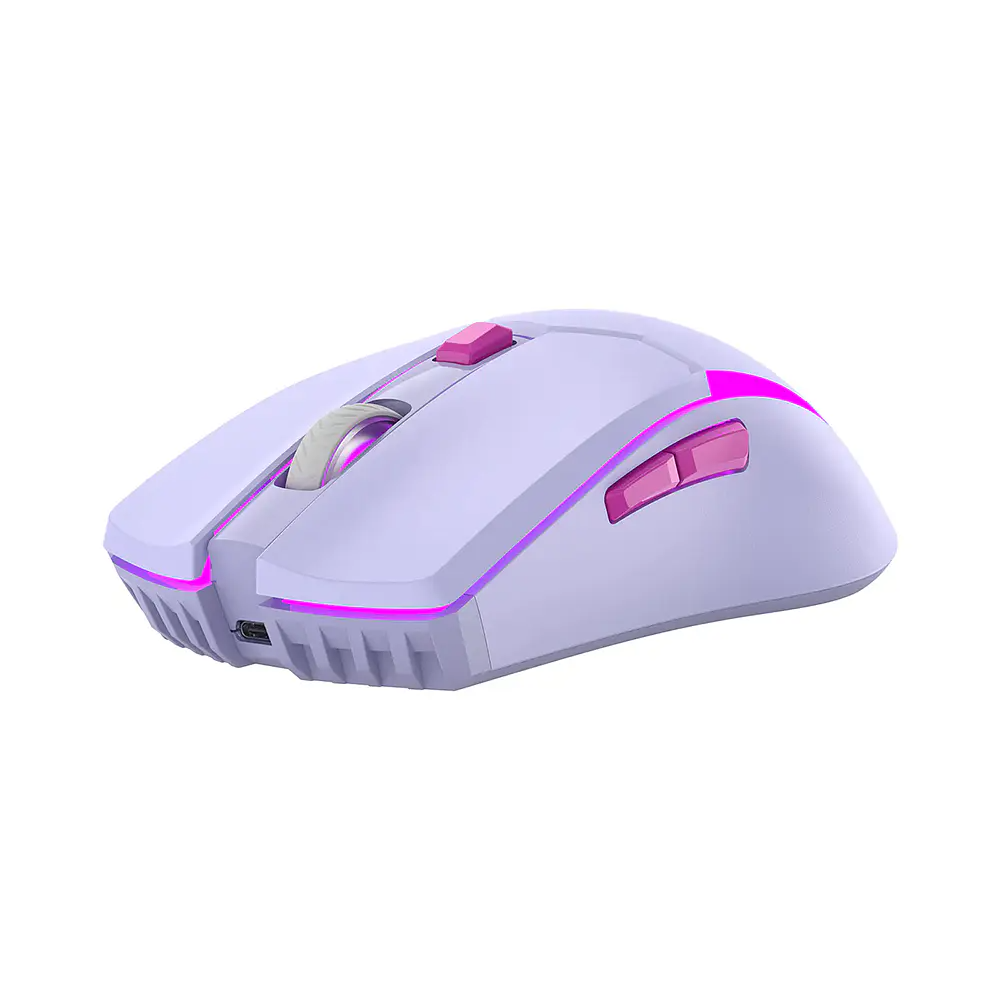Mouse Gamer inalámbrico Fantech WGC2 VENOM II Color Púrpura-1