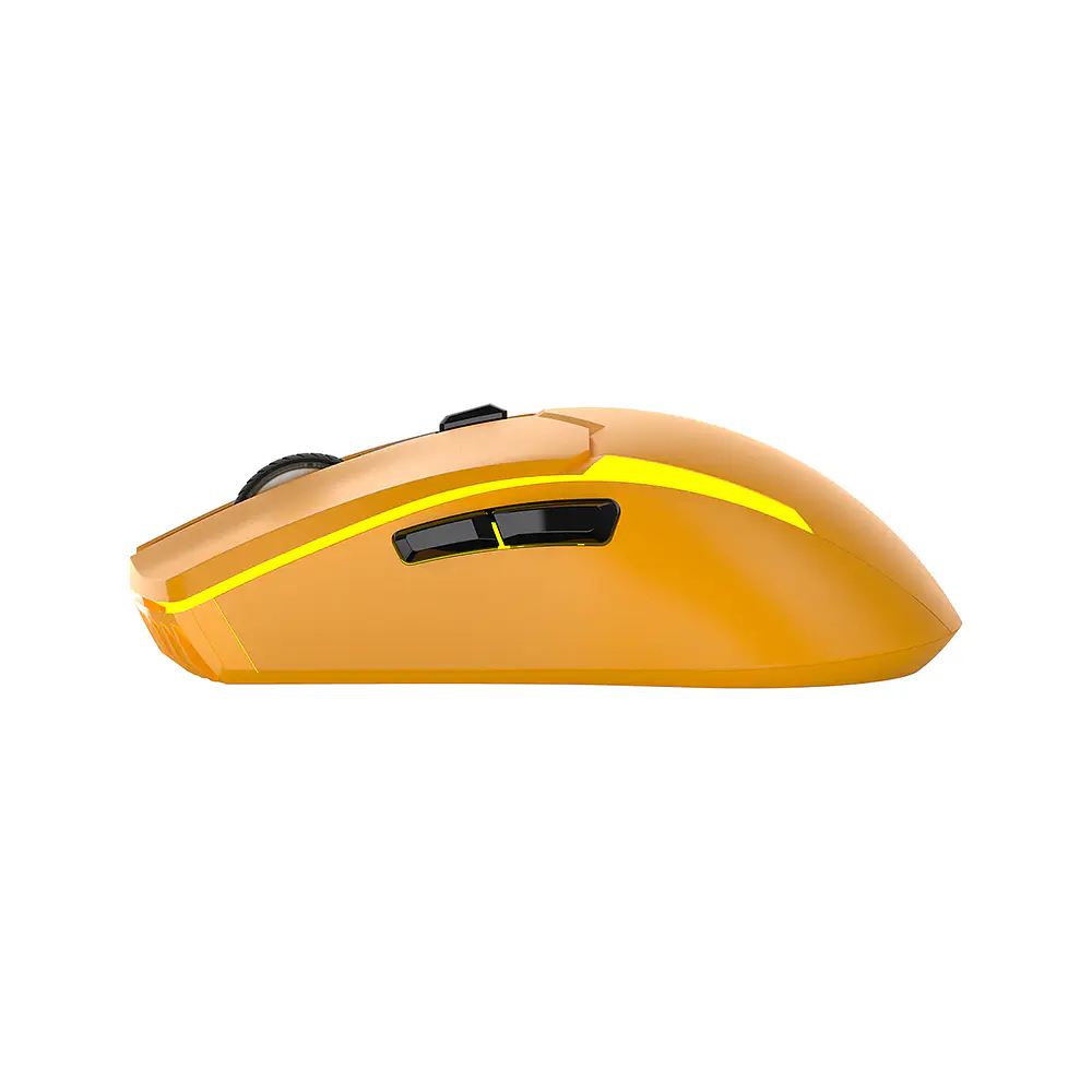 Mouse Gamer inalámbrico Fantech WGC2 VENOM II Color Amarillo-2