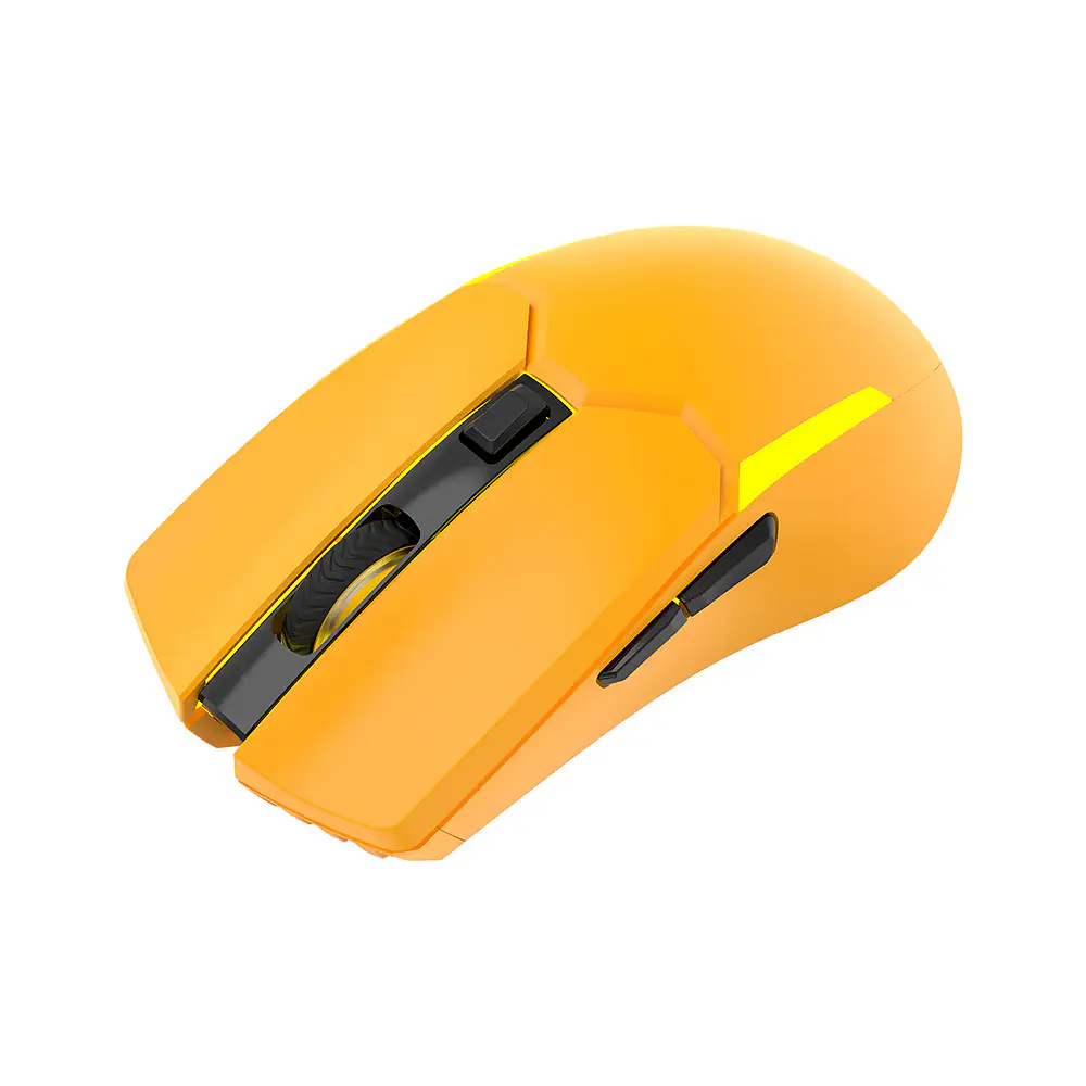 Mouse Gamer inalámbrico Fantech WGC2 VENOM II Color Amarillo-3