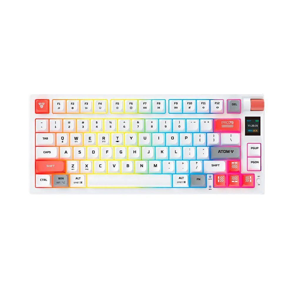 Teclado EN Gamer inalámbrico Fantech MK917 ATOM PRO79 Switch Azul-0