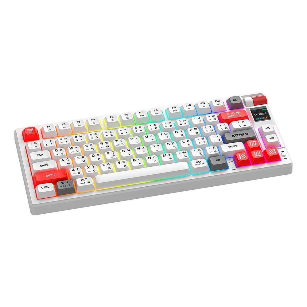 Teclado EN Gamer inalámbrico Fantech MK917 ATOM PRO79 Switch Azul-4