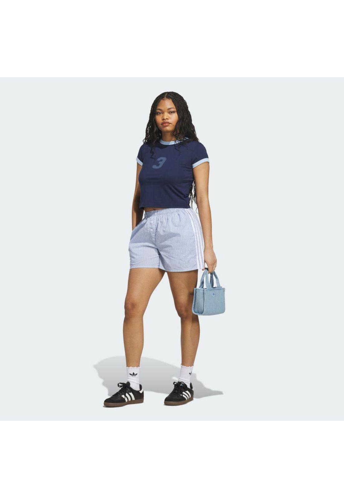 Polera adidas Mujer Ajustada Graphic Ringer-3