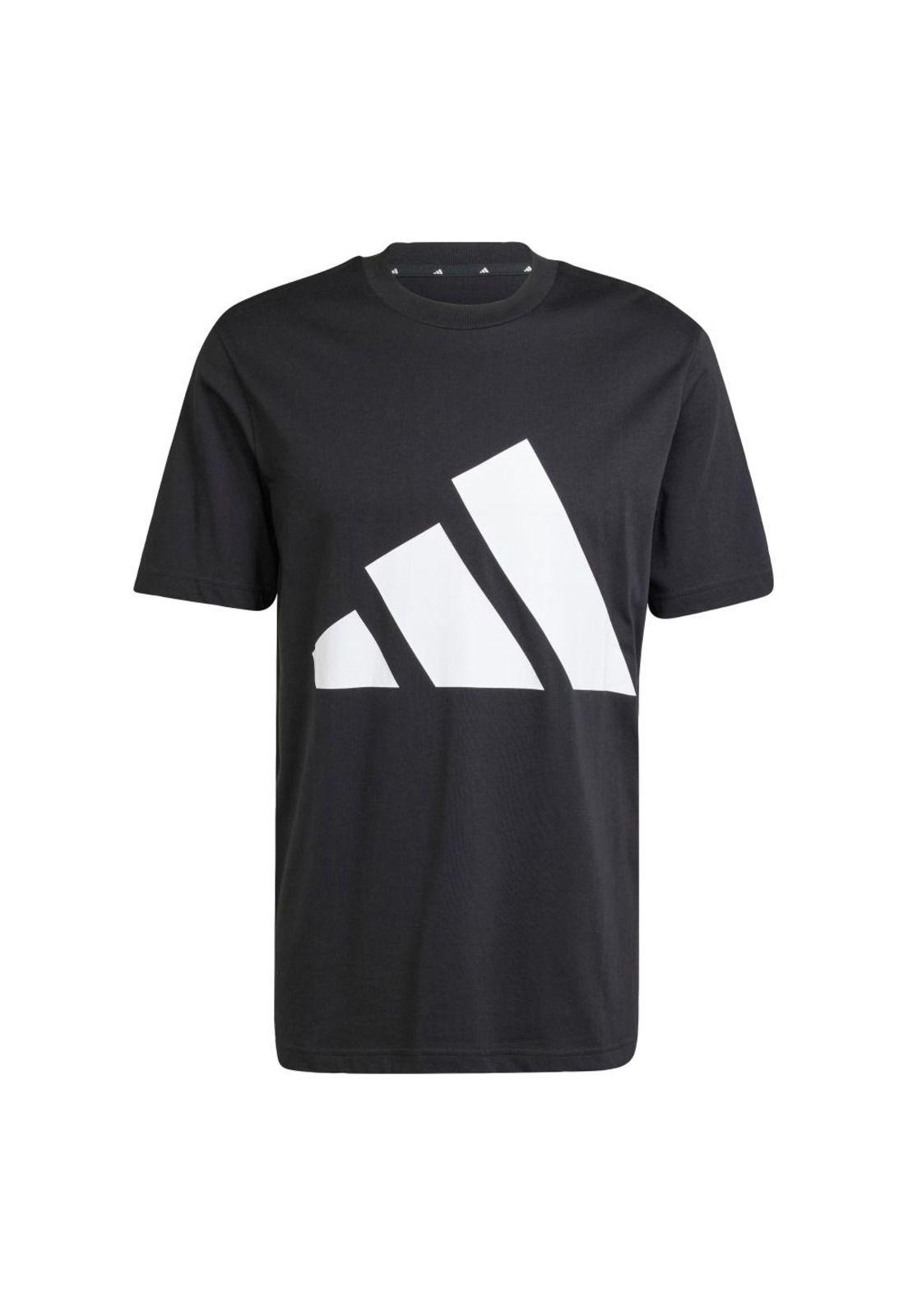 Polera adidas Hombre Essentials Logo Grande Negro-0
