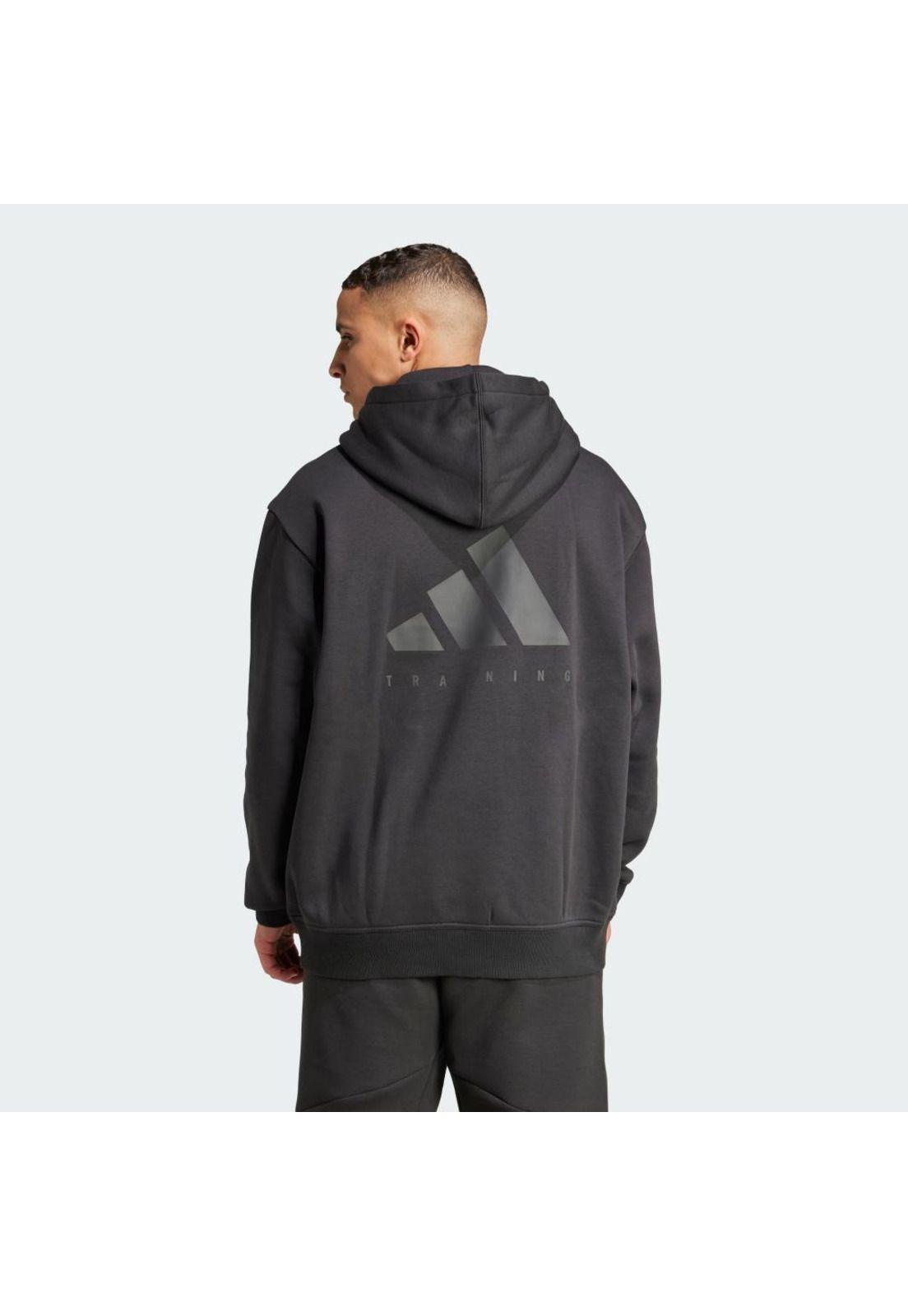 Polerón adidas con Gorro PrimeLift Workout Extragrande-2