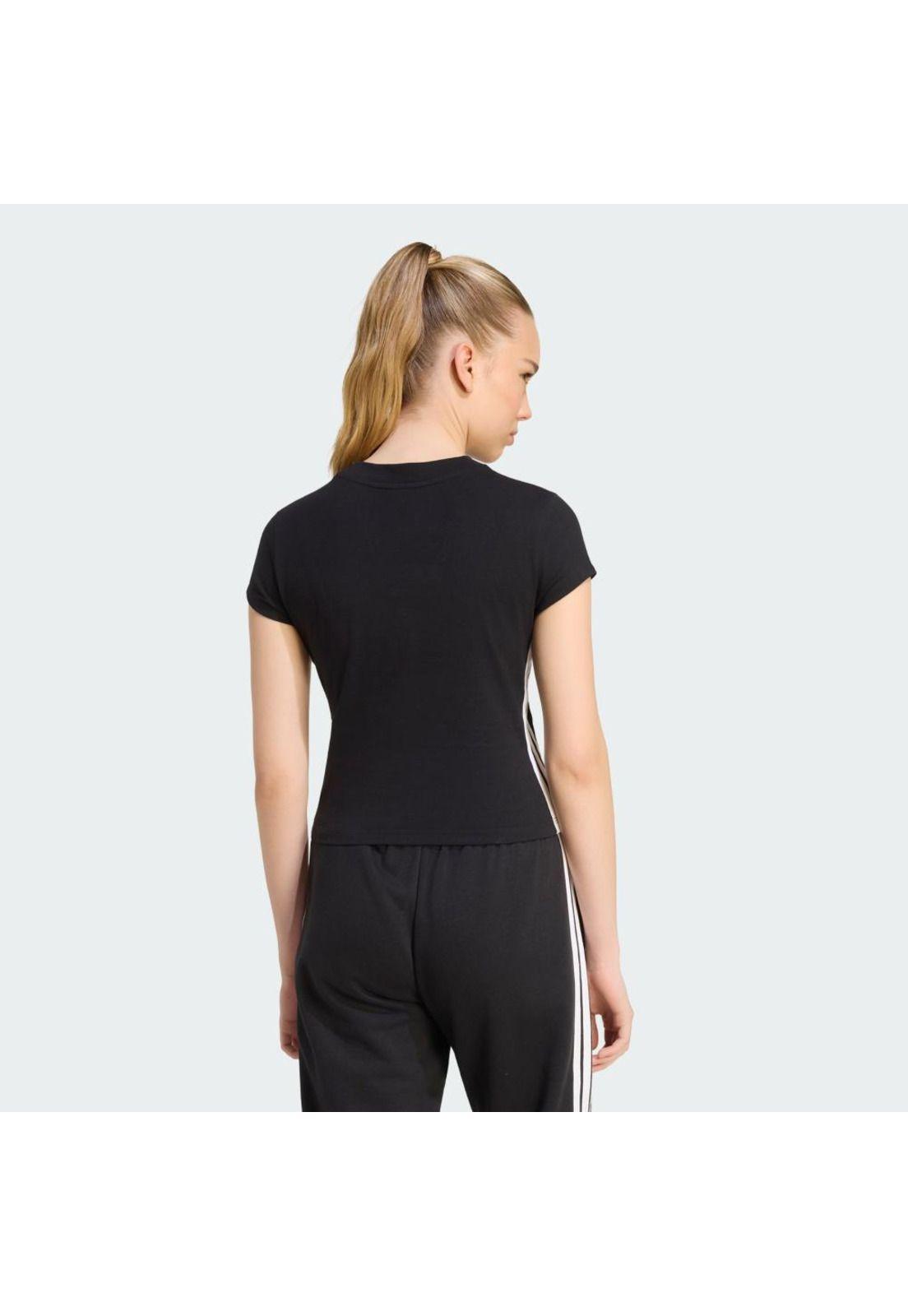Polera adidas Corta Essentials 3 Tiras Ceñida Acolchada-2