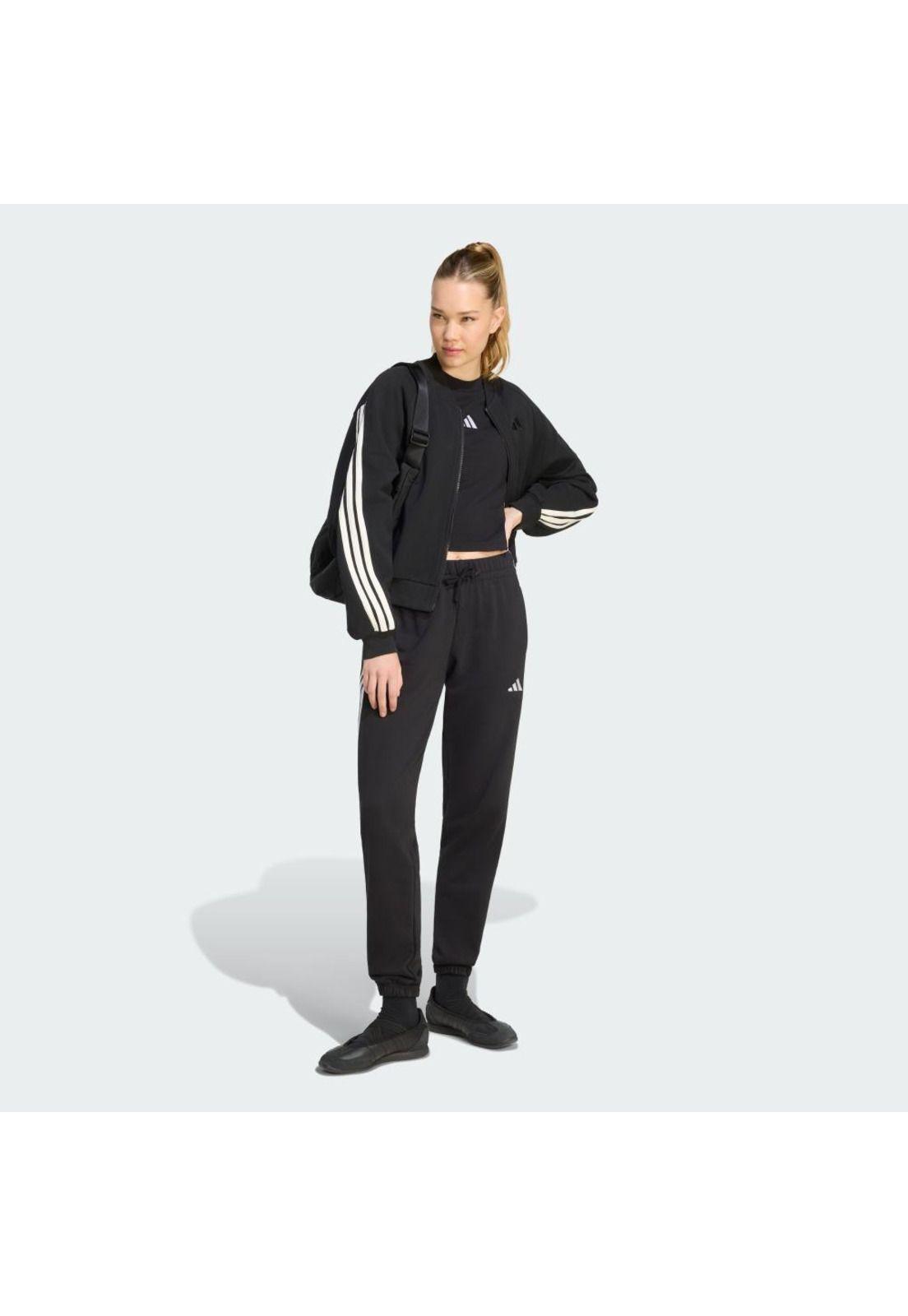 Polera adidas Corta Essentials 3 Tiras Ceñida Acolchada-3