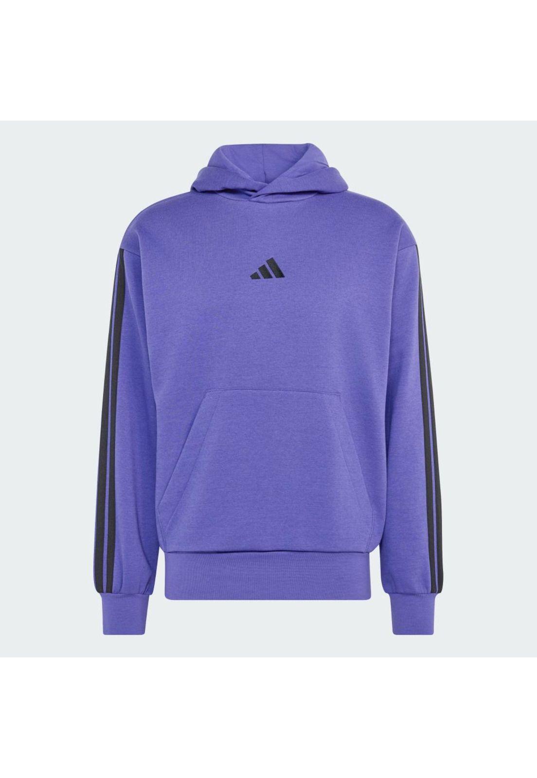 Polerón adidas Hombre con Capucha Essentials Fleece 3 Tiras-1