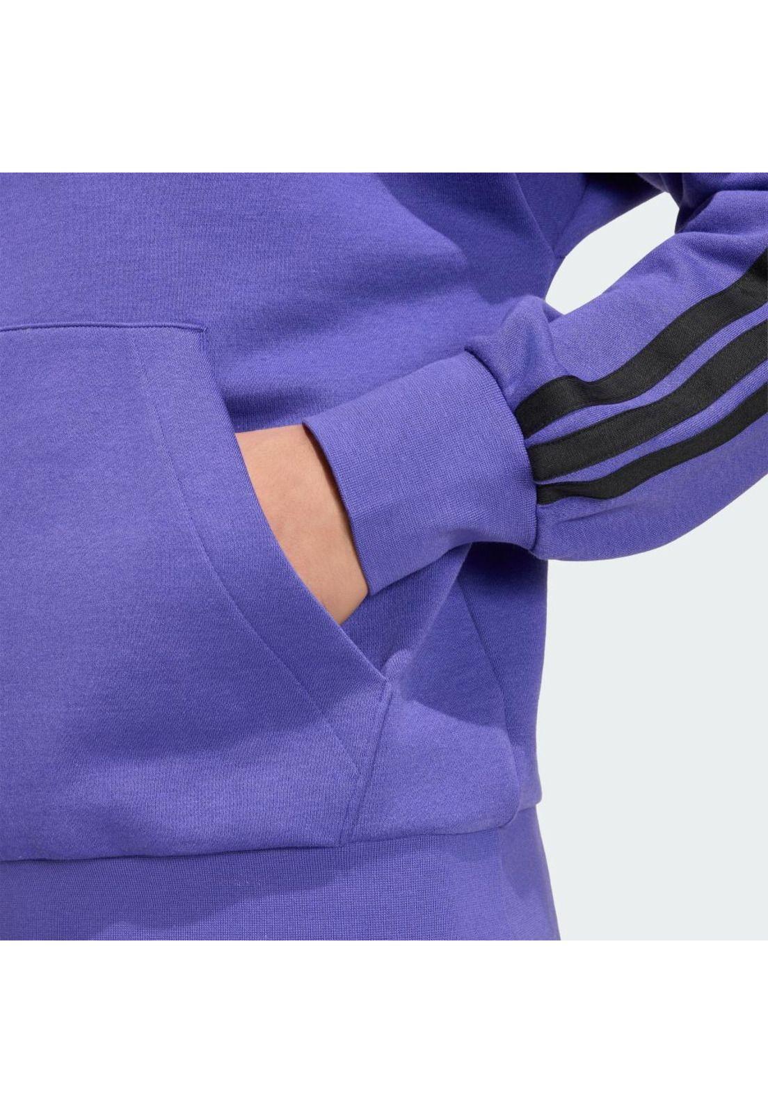Polerón adidas Hombre con Capucha Essentials Fleece 3 Tiras-5