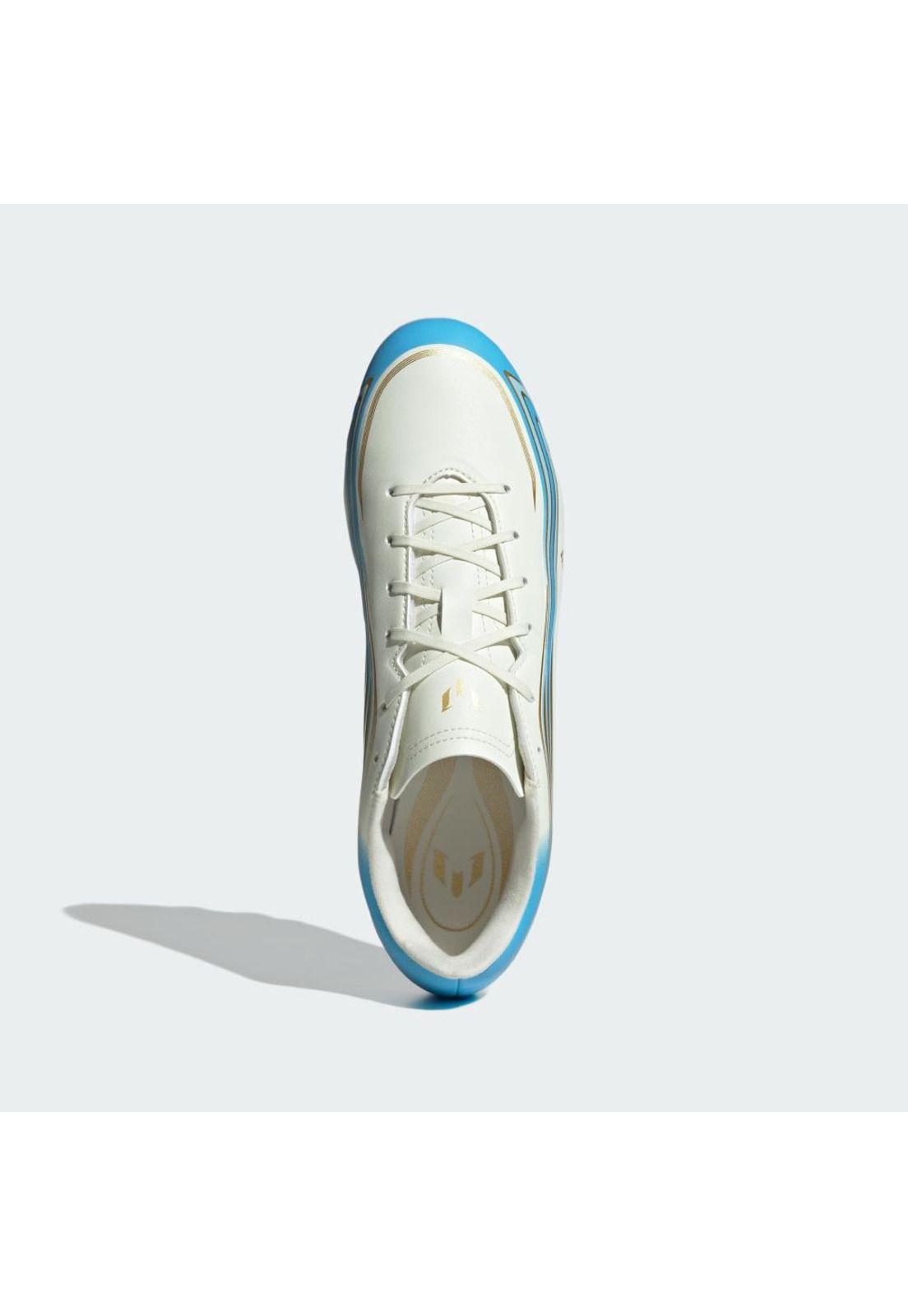 Botines adidas F50 Club Messi Multiterreno Beige-2
